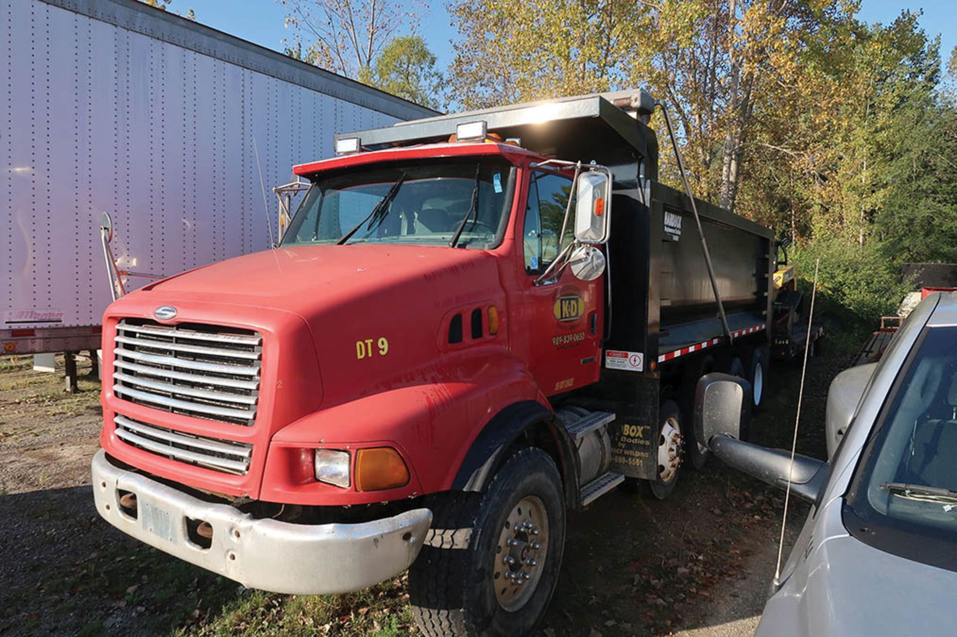 1999 STERLING DUMP TRUCK; VIN # 2FZXKMDB4XAB99702, EATON FULLER TRANS, CONTRACT WELDING &