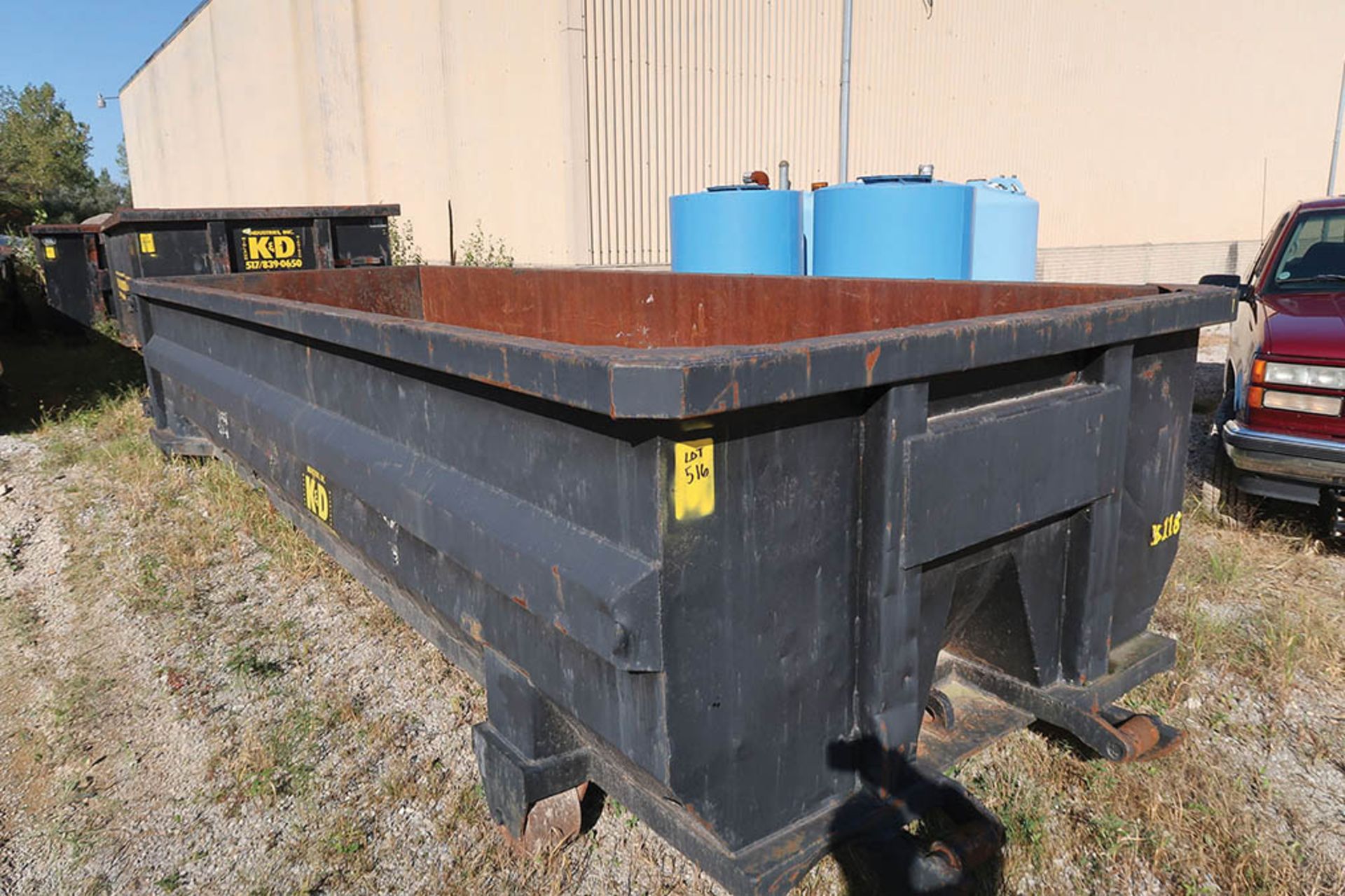 30 CU. YARD ROLL-OFF CONTAINER, RB118 ***LOCATED IN MIDLAND, MICHIGAN**