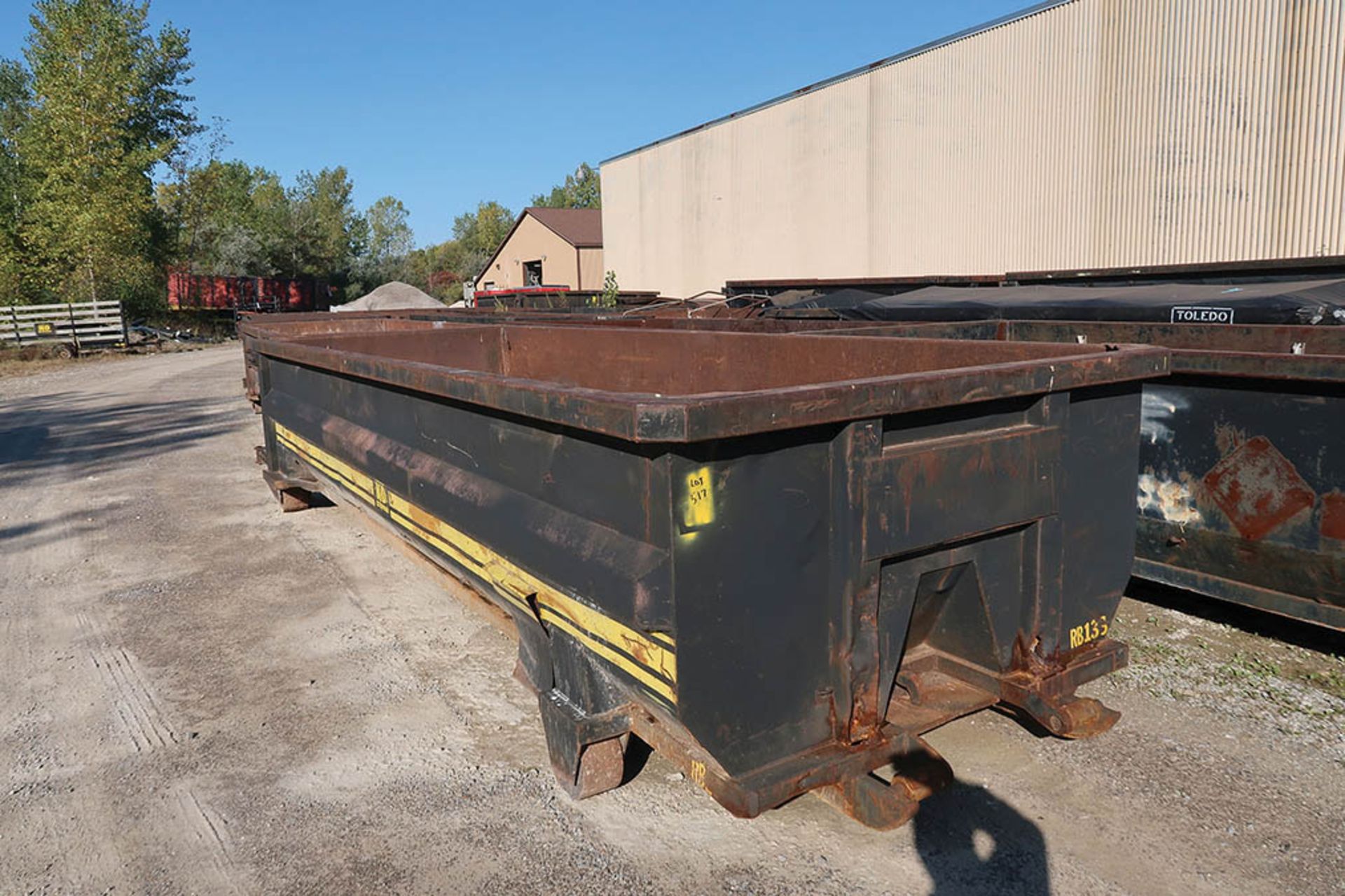 30 CU. YARD ROLL-OFF CONTAINER, RB133 ***LOCATED IN MIDLAND, MICHIGAN**