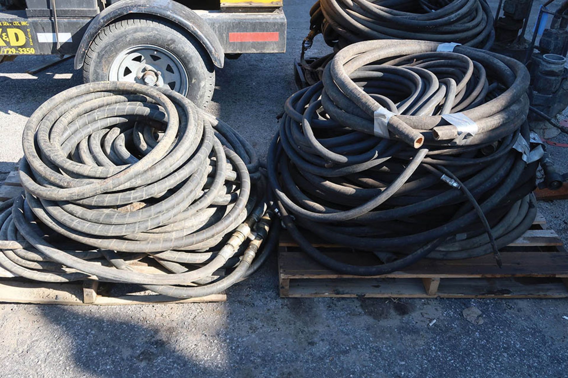 (LOT) (3) SKID HYDRAULIC HOSE AND (3) SEWER PUMPS ***LOCATED IN MIDLAND, MICHIGAN** - Image 5 of 5