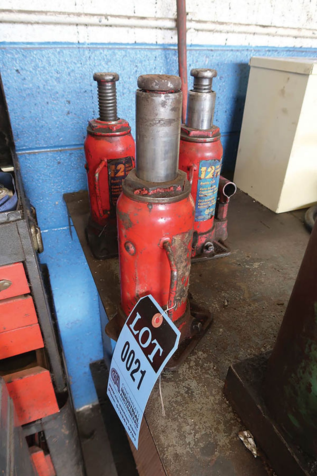 12 TON HYDRAULIC JACKS - Image 2 of 2