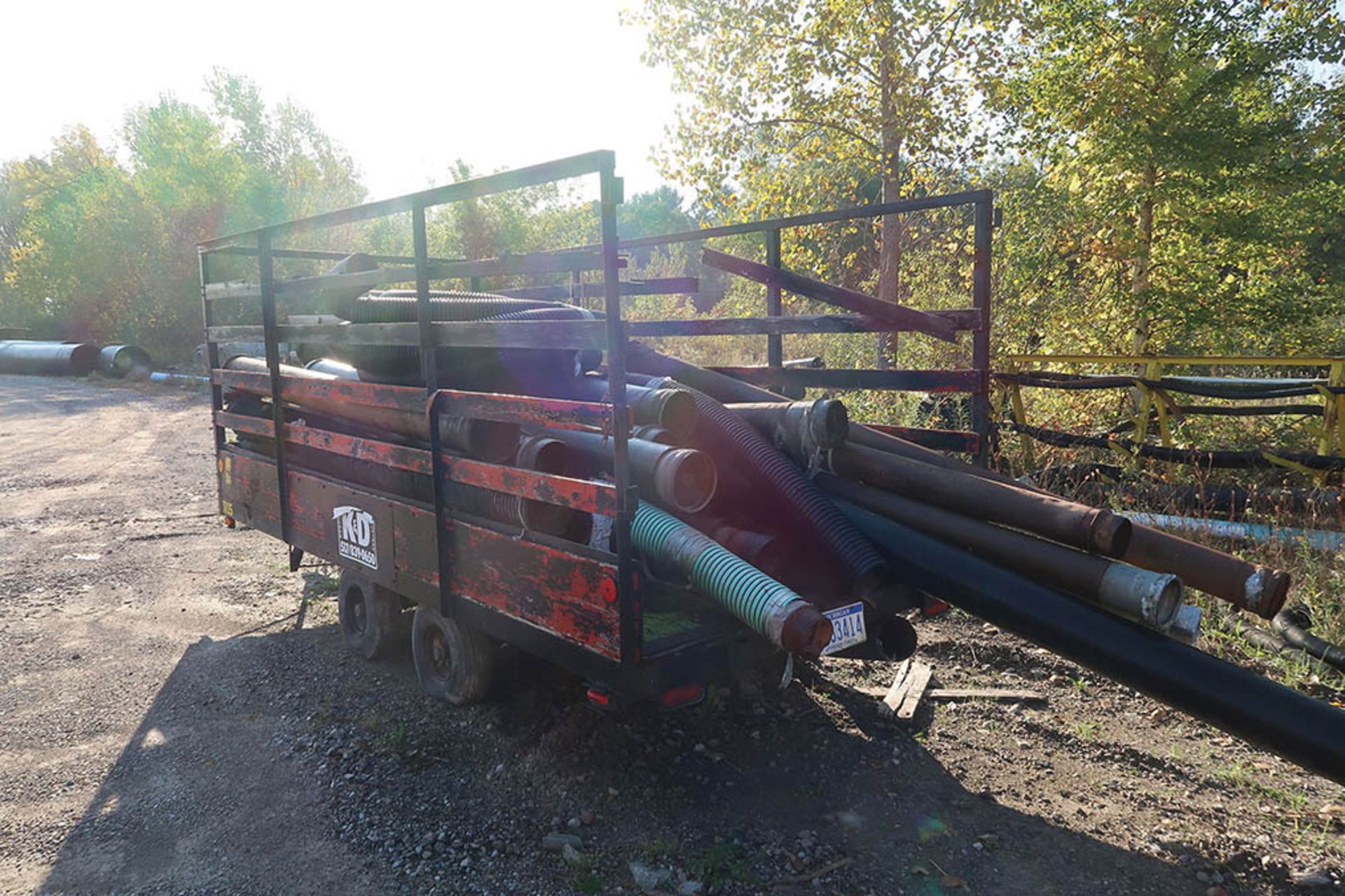 1981 14' TRAILER; S/N N/A, WITH HOSE, UNIT TR-15 ***LOCATED IN MIDLAND, MICHIGAN** - Image 4 of 5