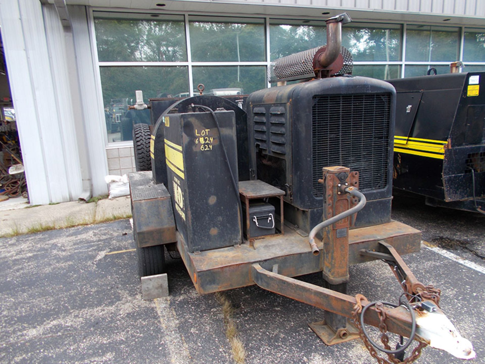 NLB TRAILER MOUNTED WATER BLASTER; MODEL 8150D-1 3/8, VIN# 687290 POWERED BY DETROIT TAKE OFF; MODEL