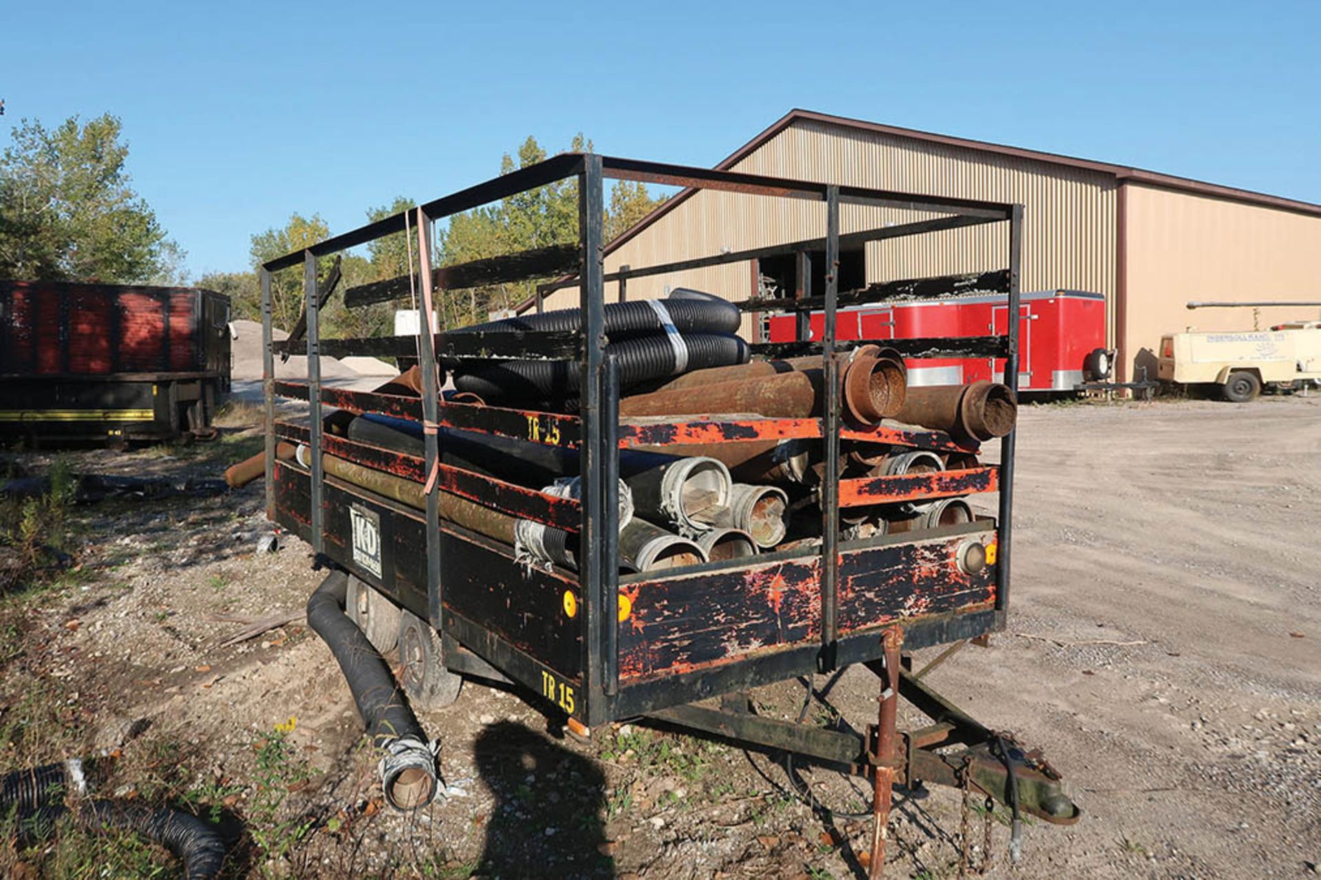 1981 14' TRAILER; S/N N/A, WITH HOSE, UNIT TR-15 ***LOCATED IN MIDLAND, MICHIGAN** - Image 3 of 5