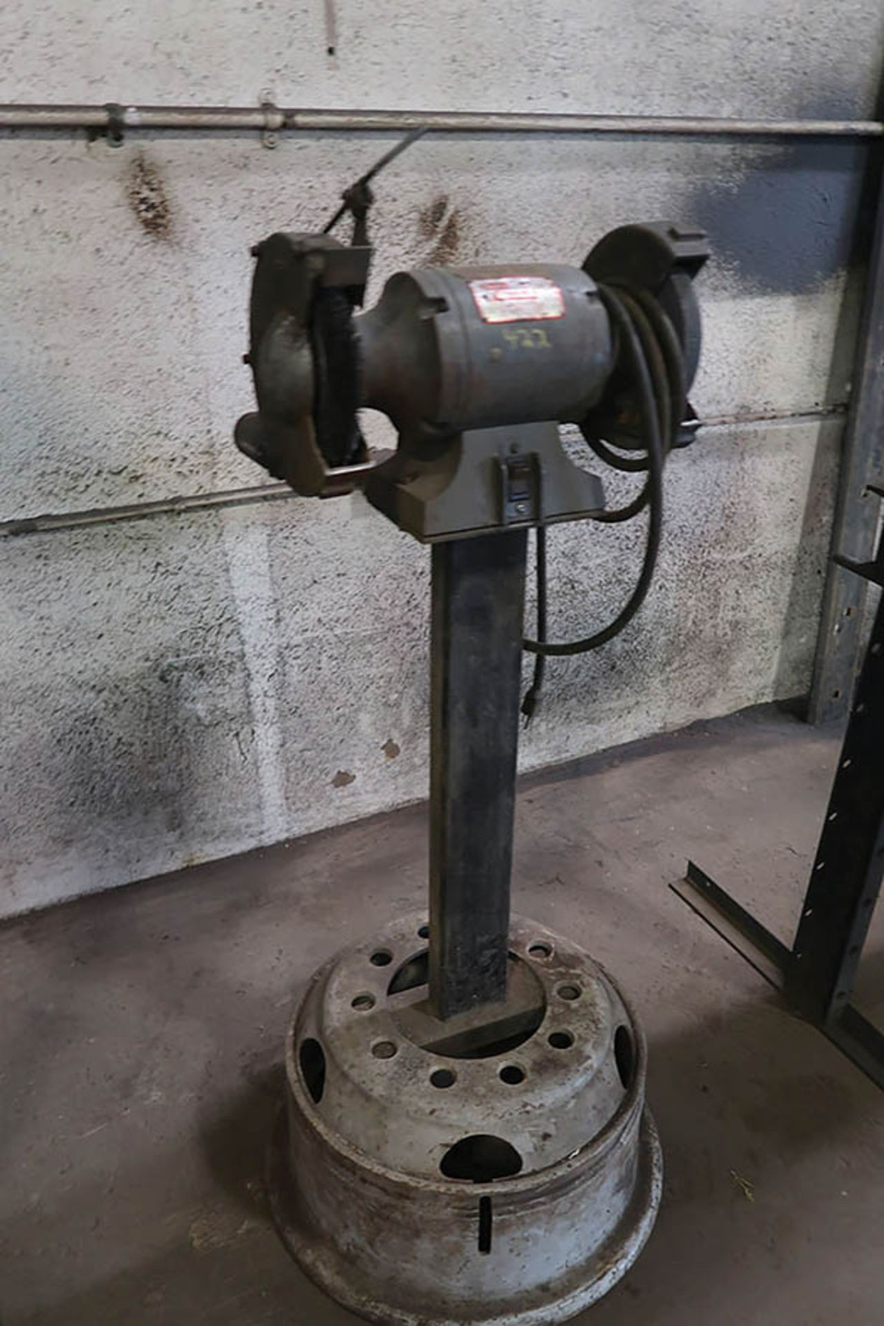 MISC. SHOP EQUIPMENT INCLUDING (2) DRILL PRESSES, DE GRINDER, 15-TON H-FRAME HYDRAULIC PRESS, 6'' - Image 4 of 8