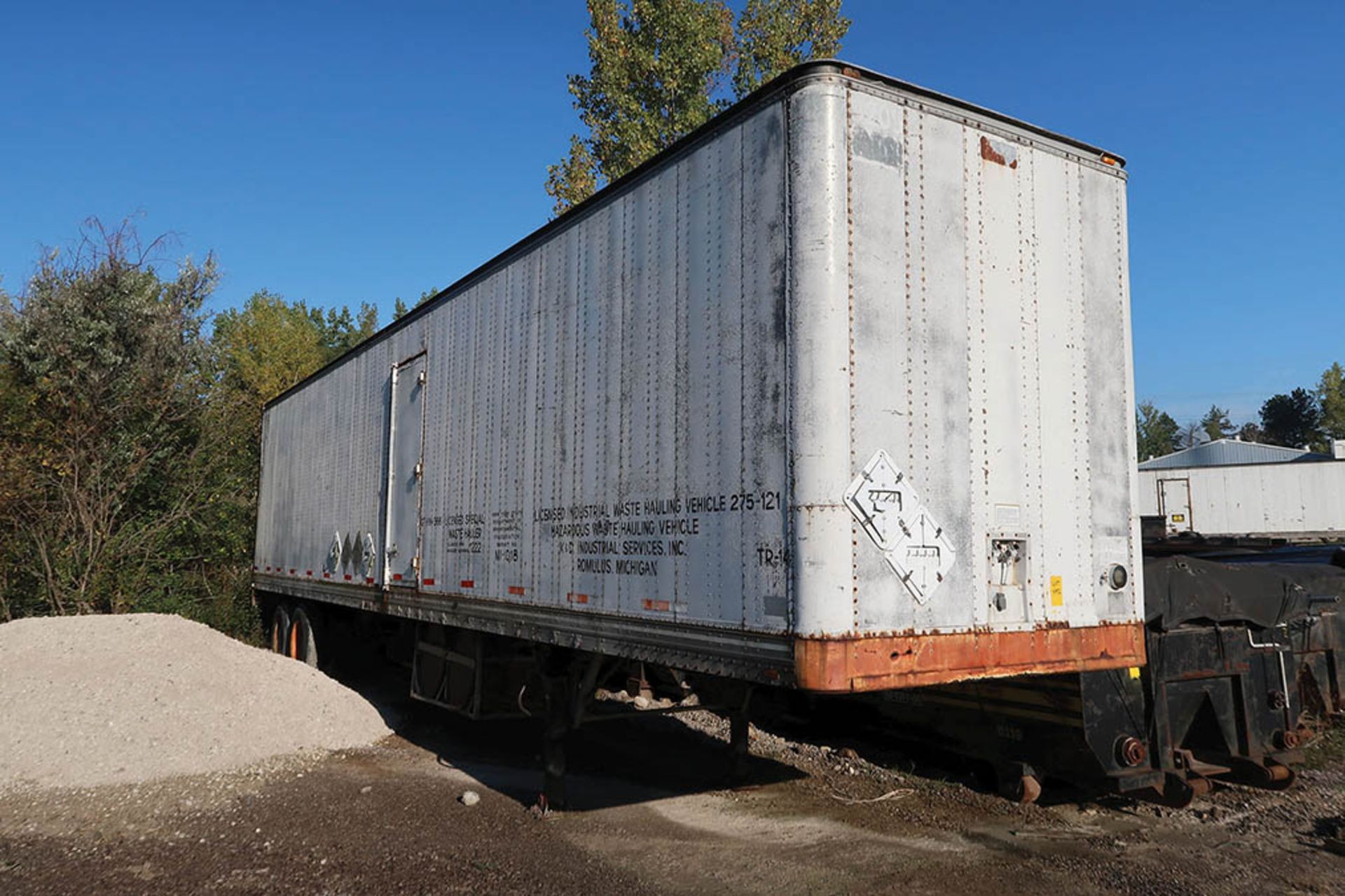 1978 BUDD 40' VAN BODY TRAILER; S/N 168568E, UNIT TR-14 ***LOCATED IN MIDLAND, MICHIGAN**