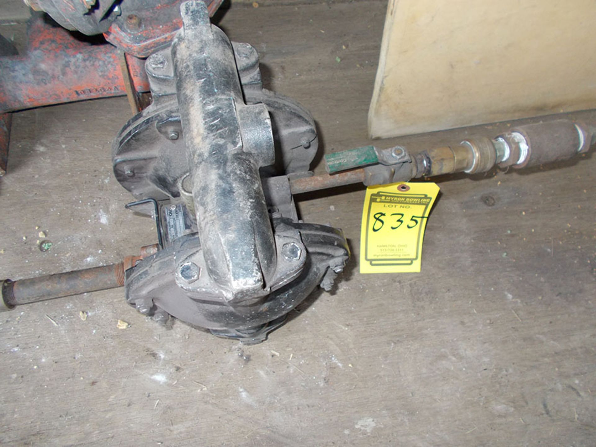 ARO INGERSOLL RAND AIR OPERATED DOUBLE DIAPHRAGM PUMP; MODEL 6661012EA-0 ***LOCATED IN MANSFIELD,