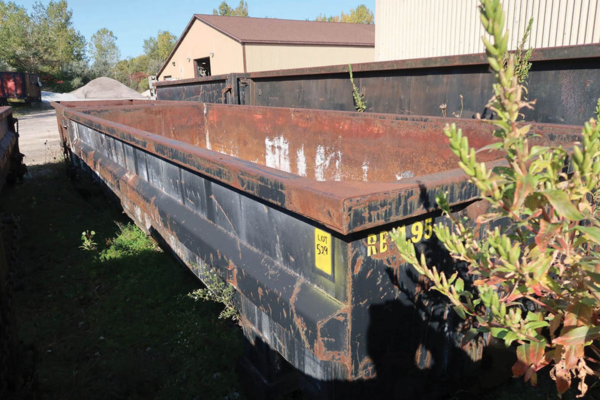 30 CU. YARD ROLL-OFF CONTAINER, RB195 ***LOCATED IN MIDLAND, MICHIGAN**