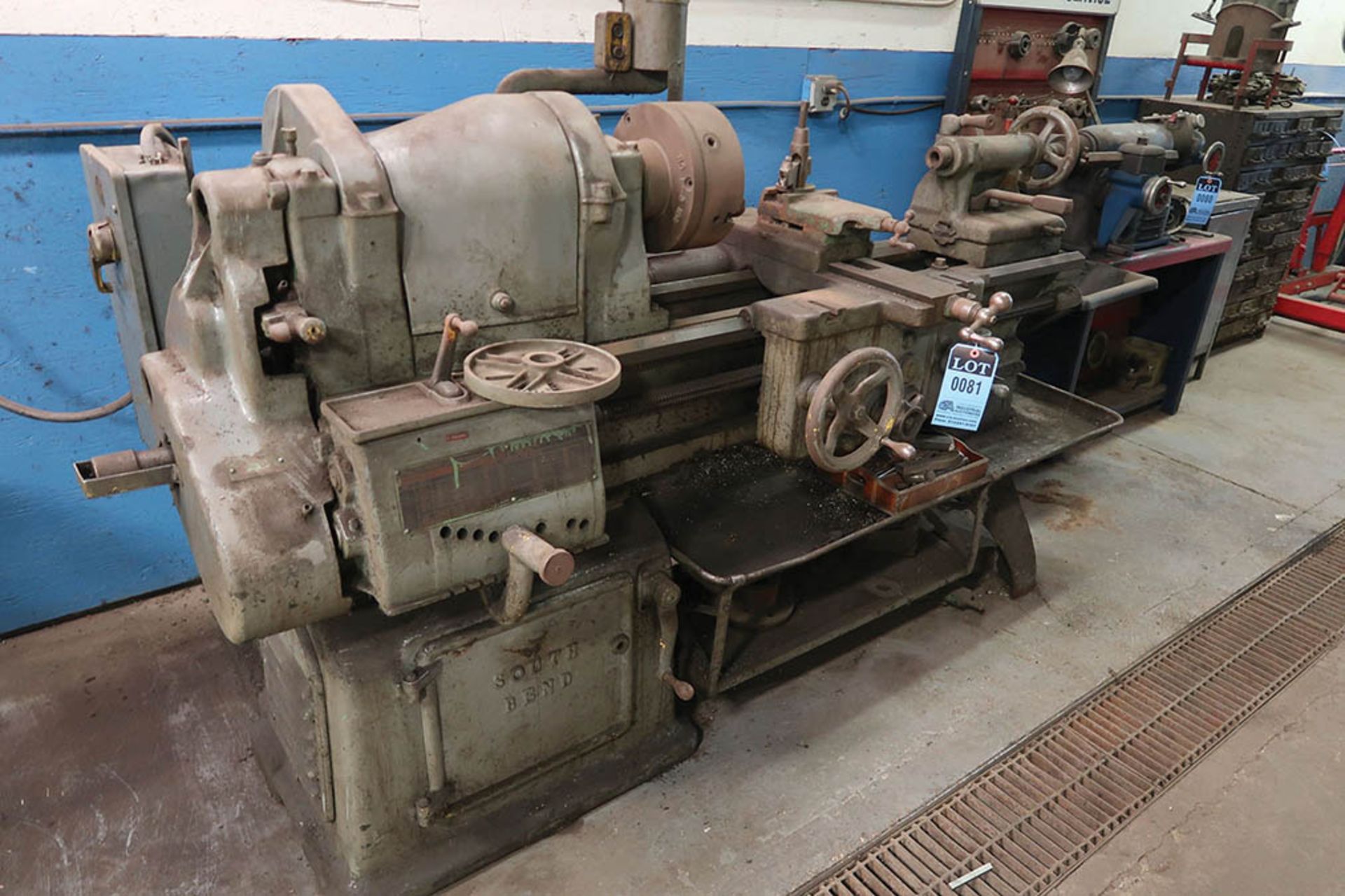 20'' X 36'' SOUTH BEND SHOP LATHE, 10'' 3-JAW CHUCK - Bild 3 aus 12