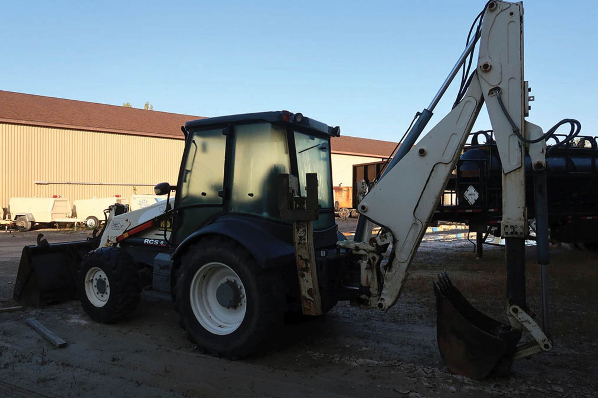 TEREX 86D FWD BACKHOE; S/N 10-452-02, 90'' BUCKET, 20'' BACKHOE BUCKET, UNIT BKH005 ***LOCATED IN - Bild 4 aus 12