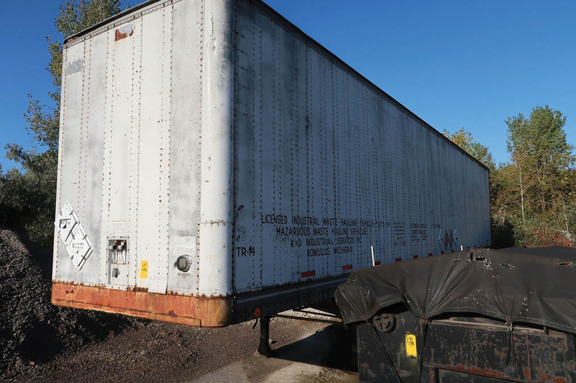 1978 BUDD 40' VAN BODY TRAILER; S/N 168568E, UNIT TR-14 ***LOCATED IN MIDLAND, MICHIGAN** - Image 2 of 3