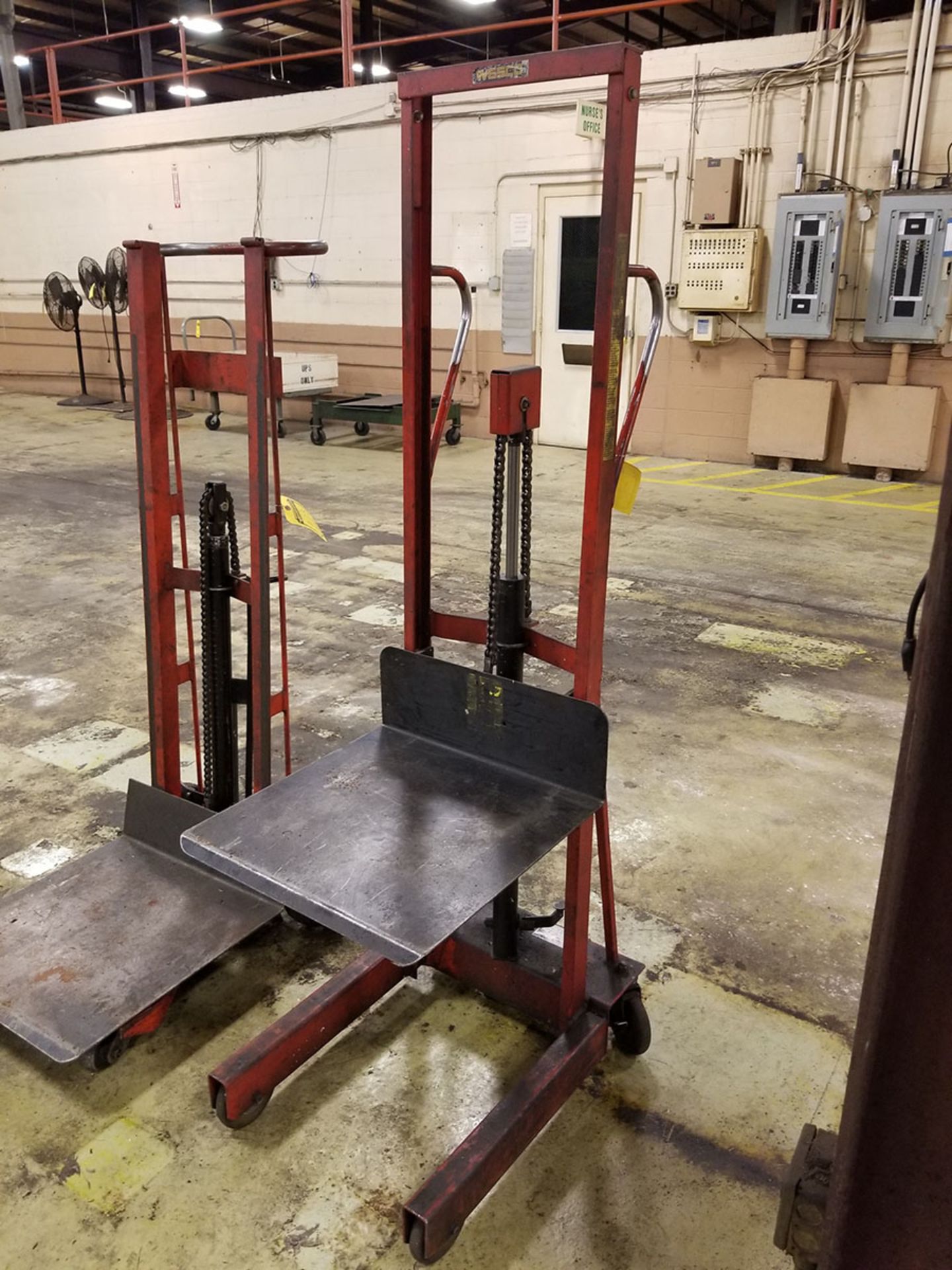 WESCO 500 LB. DIE LIFT CART