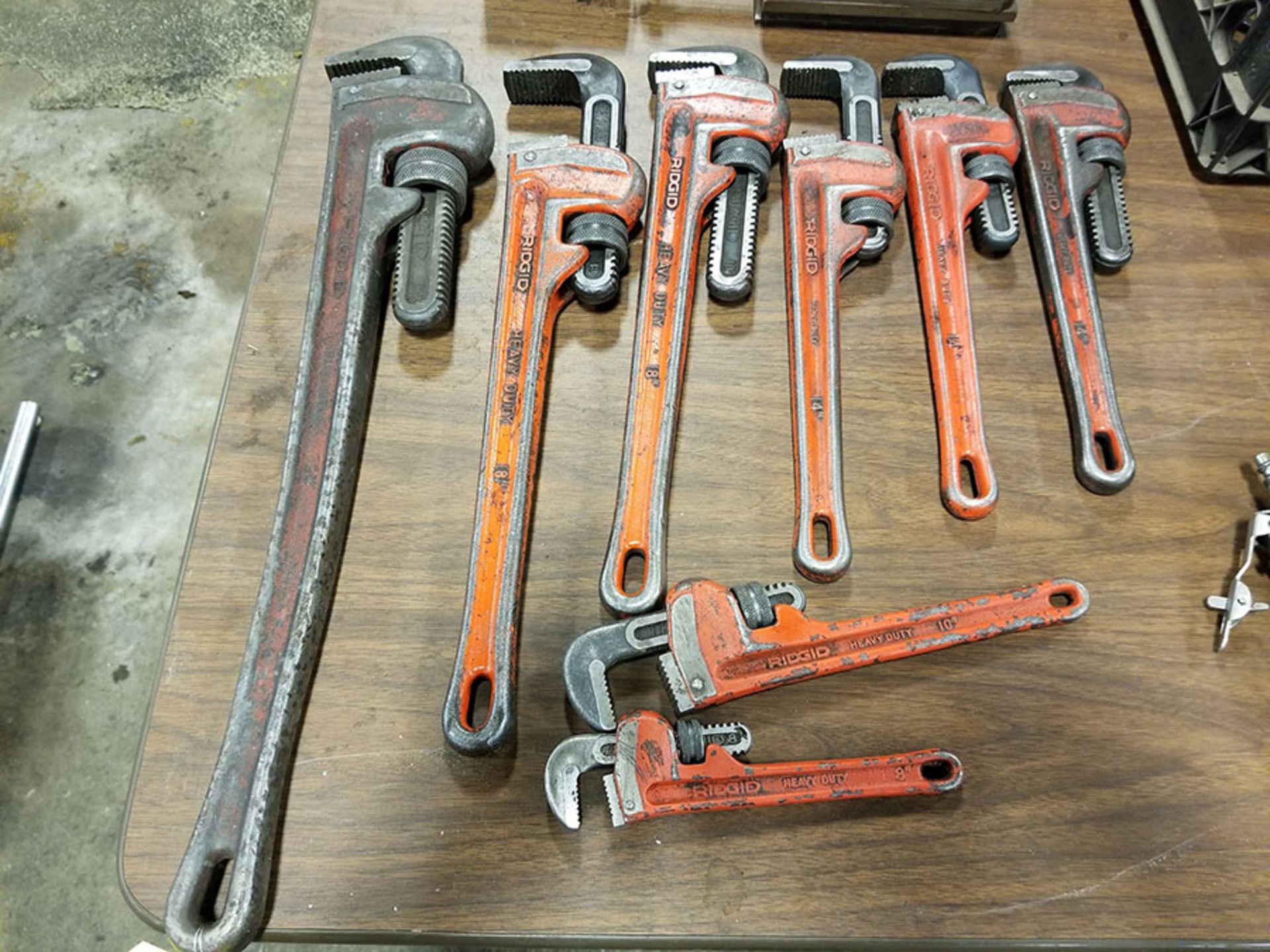 RIDGID 8 PC. PIPE WRENCH SET – 8’’ TO 24’’