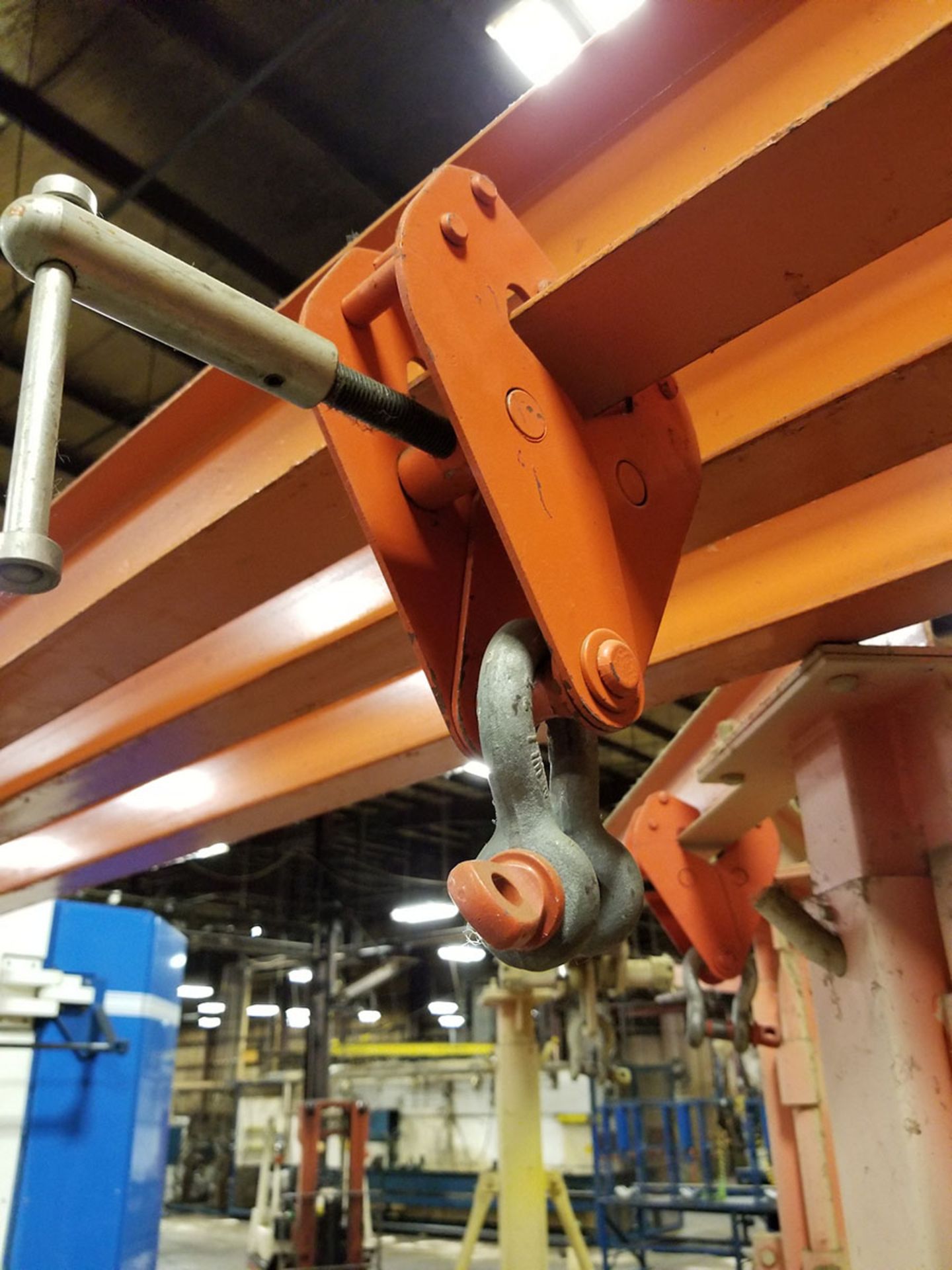 2,000 LB. ROLLING GANTRY CRANE, 99 1/2’‘ MINIMUM HEIGHT, 148’‘ MAX HEIGHT, 94’‘ OPENING WITH BEAM - Image 3 of 6