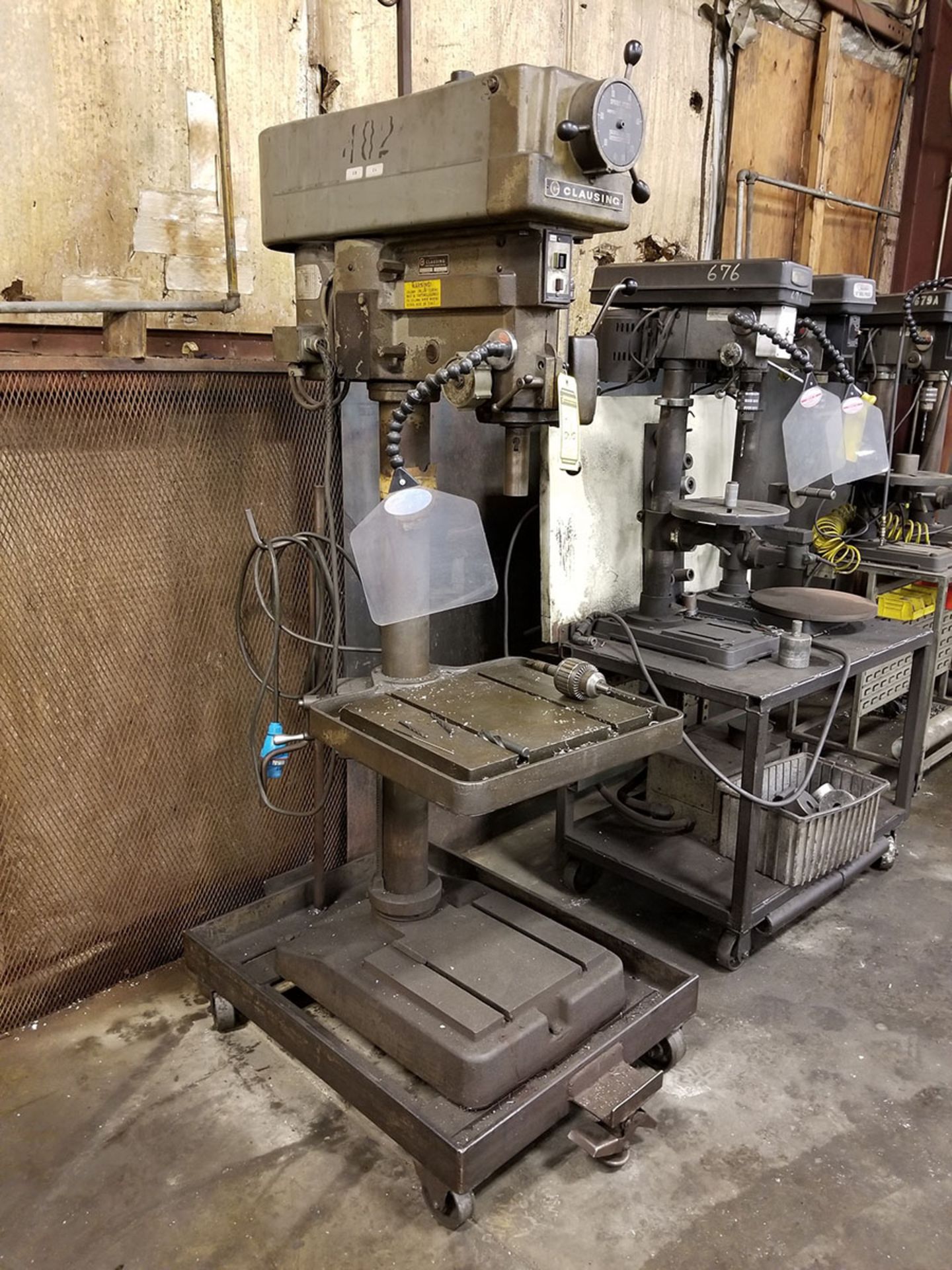 CLAUSING VERTICAL DRILL PRESS,  MODEL 2275, S/N 523549, .012 REV FEED, 7’‘ VERTICAL TRAVEL, 1’‘ - Image 2 of 6