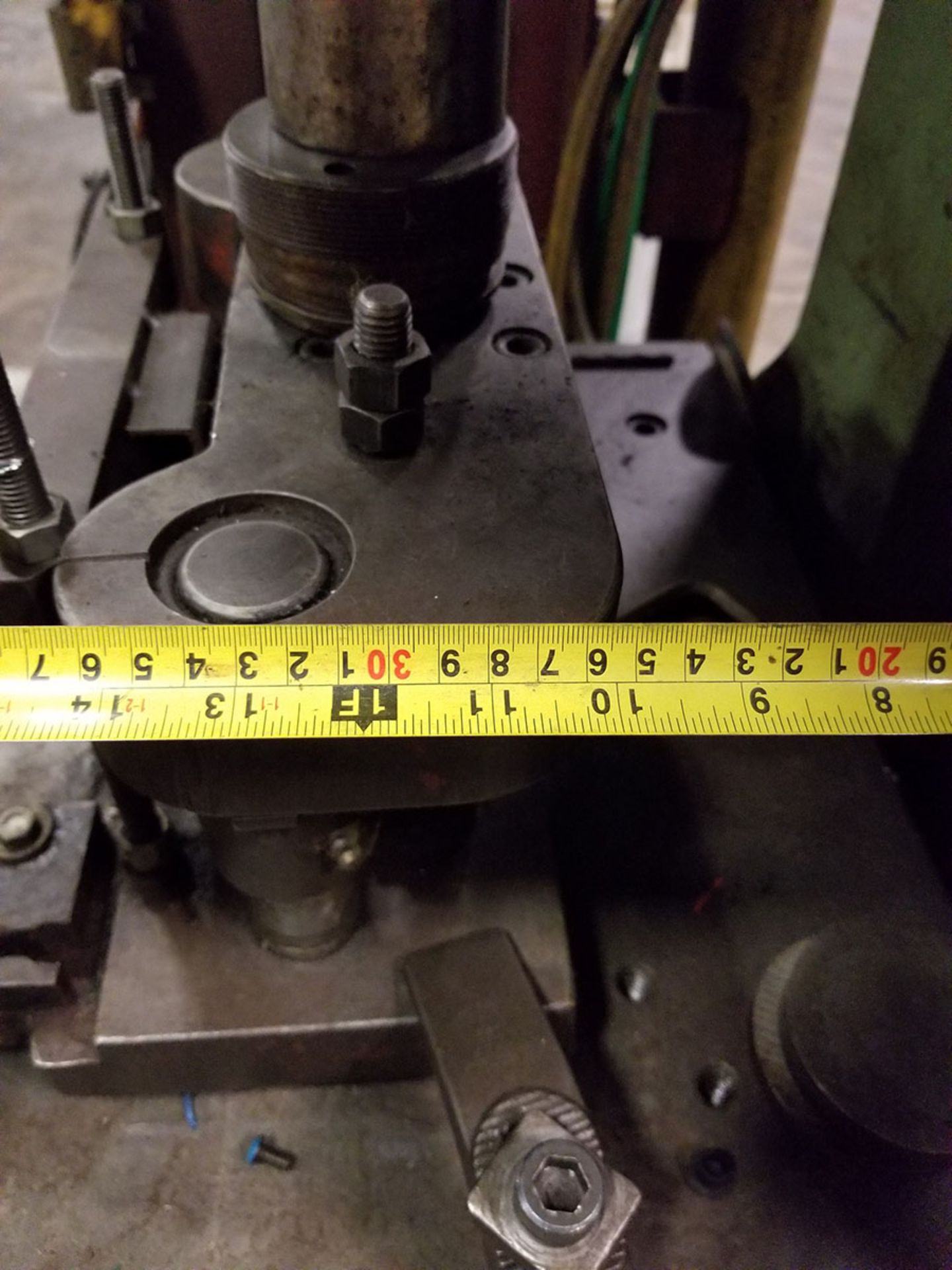 DENISON 50-TON HYDROIL-IC VERTICAL MULTIPRESS, MODEL NA50C92D24A112, 4’‘ SHAFT, 19’‘ X 31’‘ TABLE, - Image 7 of 7