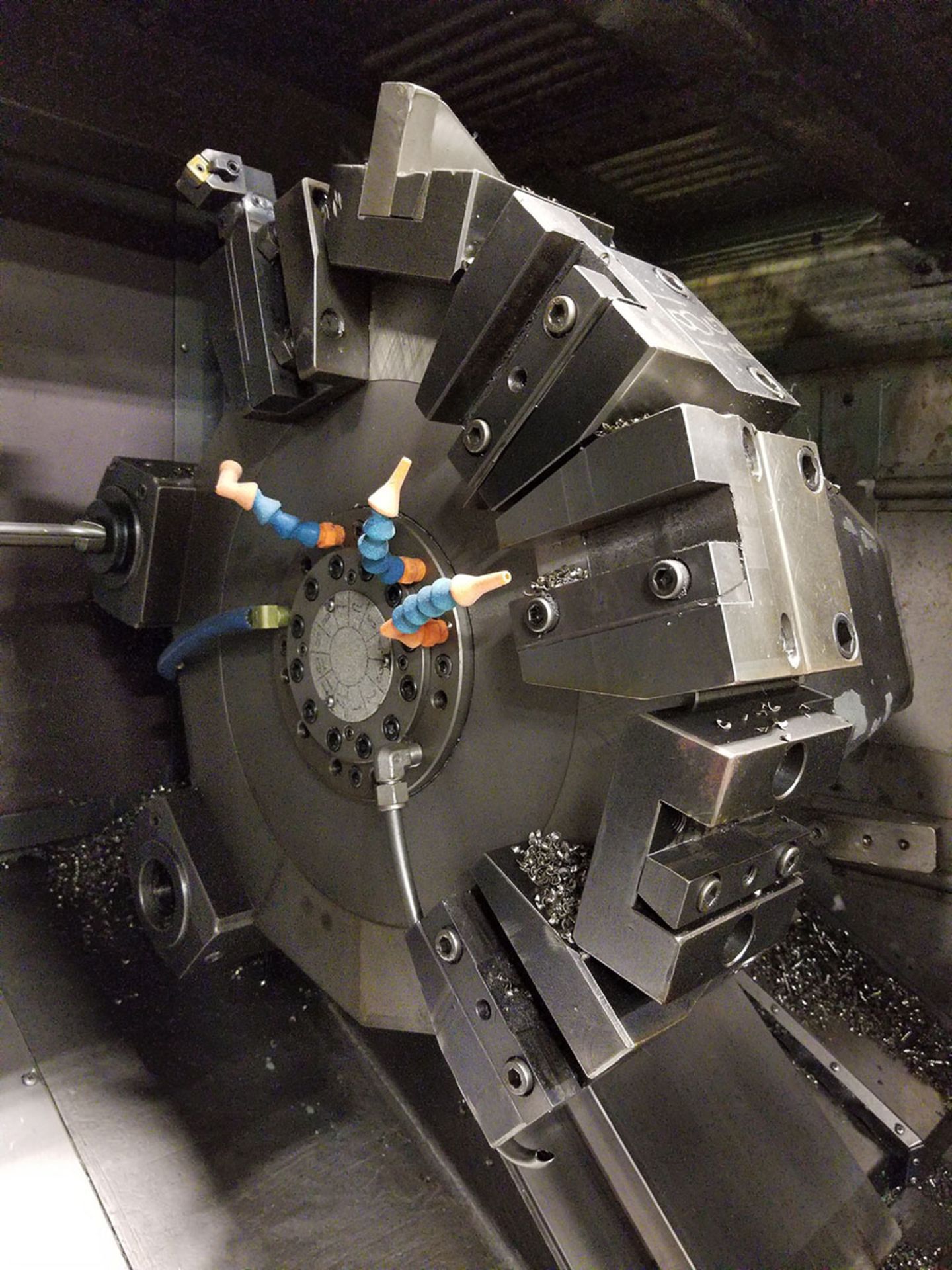 OKUMA LC30-2ST HORIZONTAL CNC LATHE, S/N 6004-1176, 12’‘ 3-JAW CHUCK, 12 & 8-TOOL POSITION - Image 9 of 16