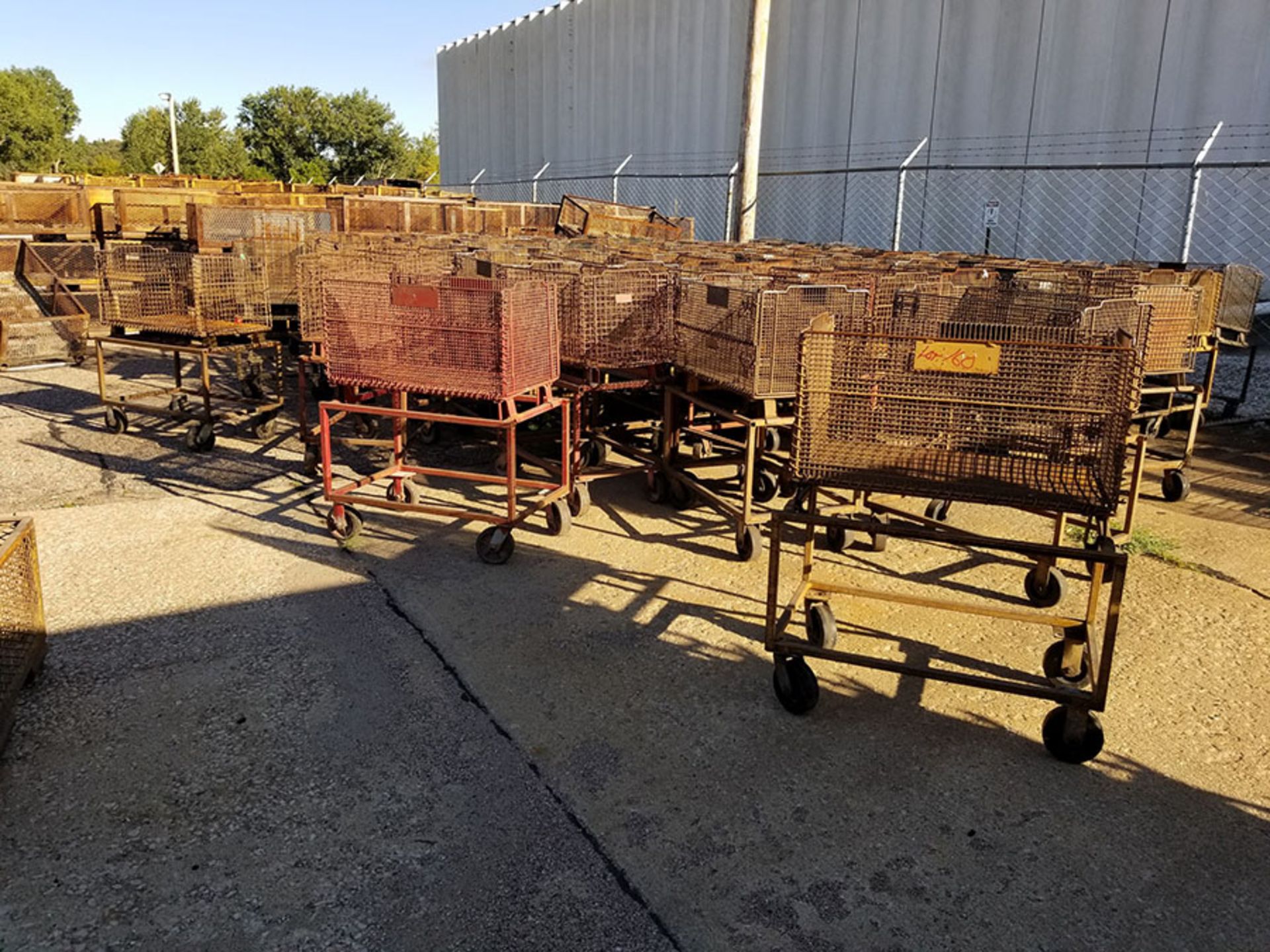 (59 +/-) ROLLING WIRE BASKETS