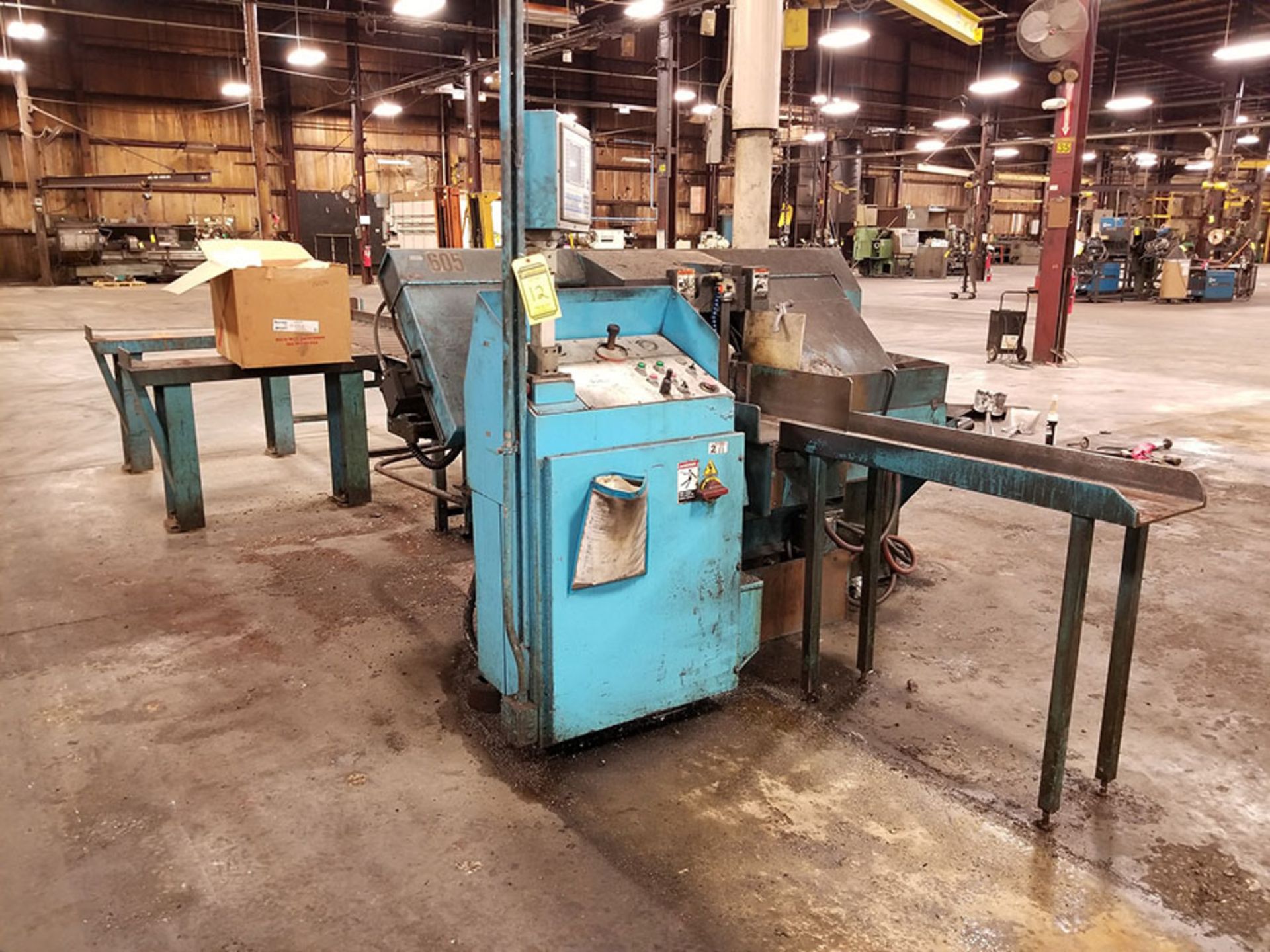 DOALL HORIZONTAL HYDRAULIC BANDSAW, MODEL C-3300 NC, 161’‘ BAND LENGTH, S/N 521-97202, 2' X 10'