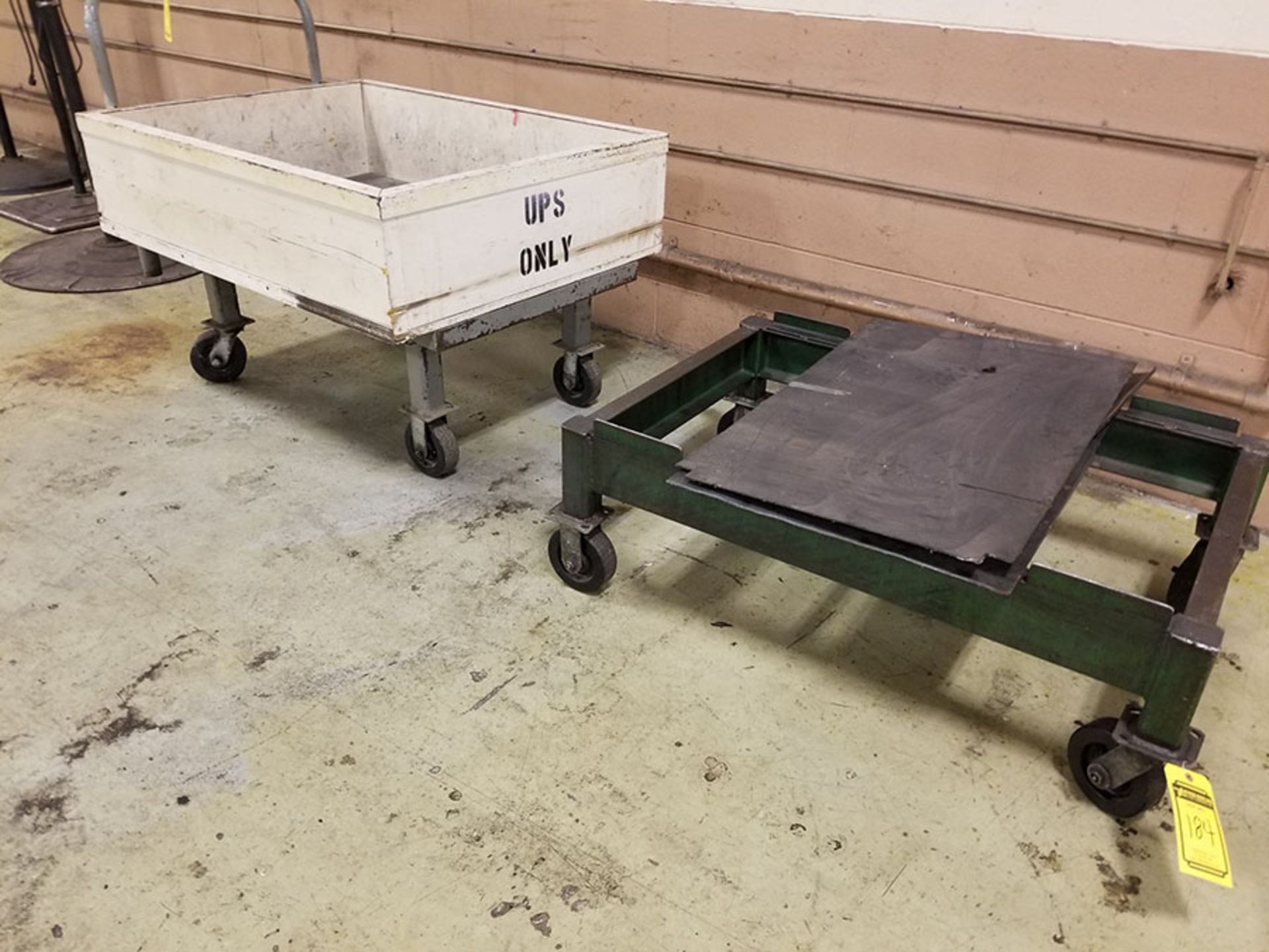 (2) ROLLING METAL CARTS - Image 2 of 2