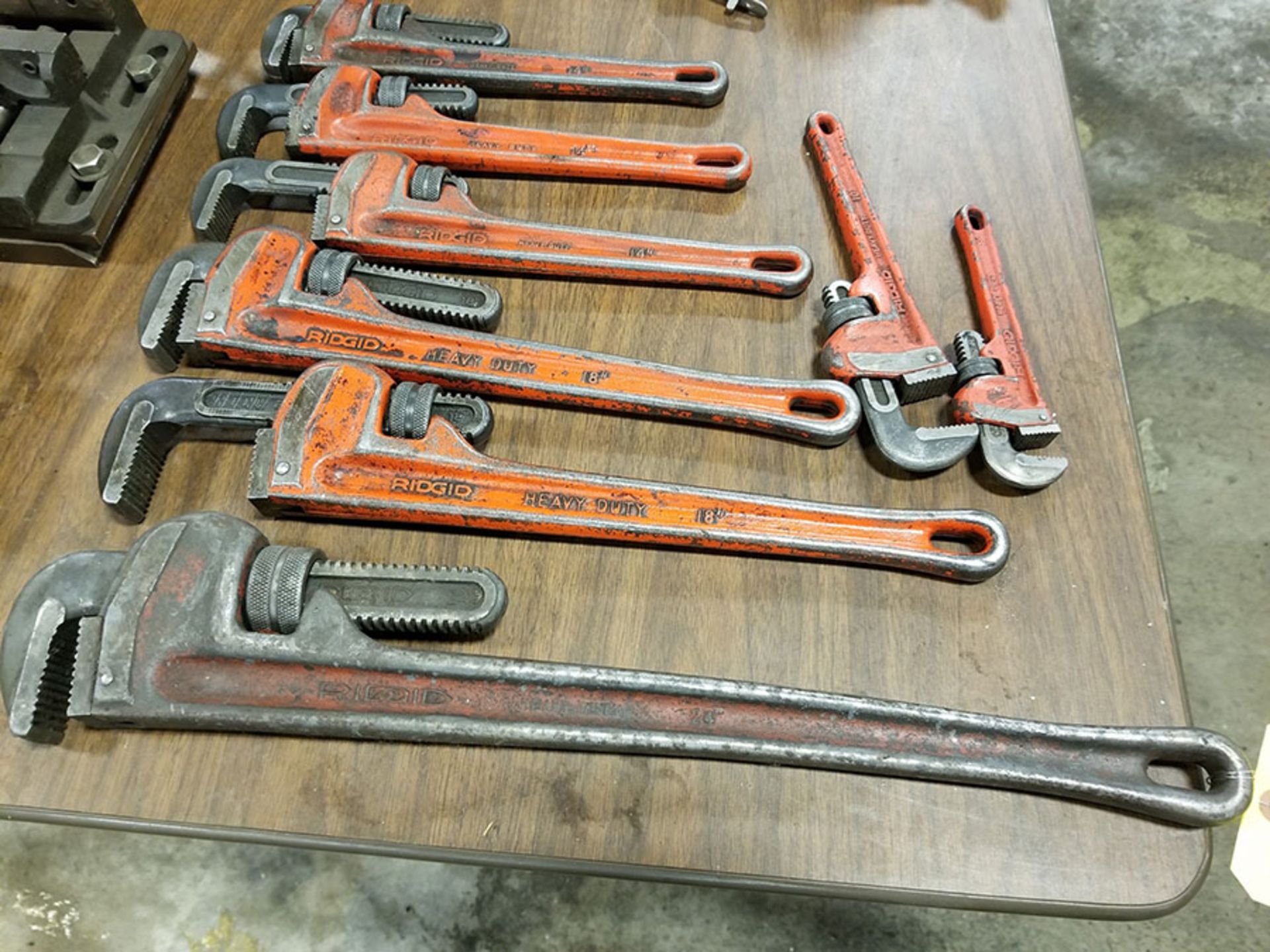 RIDGID 8 PC. PIPE WRENCH SET – 8’’ TO 24’’ - Image 2 of 3