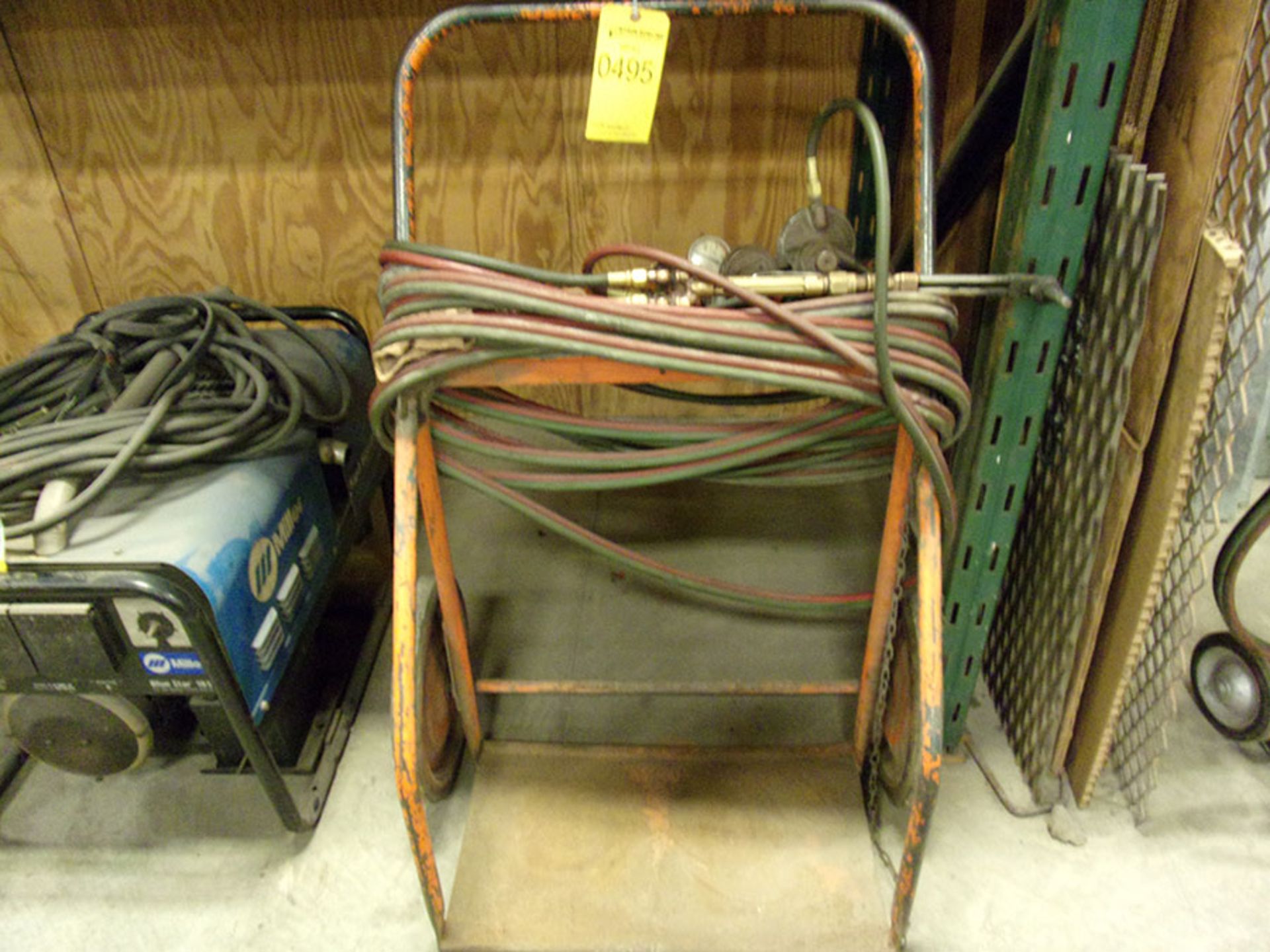 TORCH CART WITH HOSE & GAGES