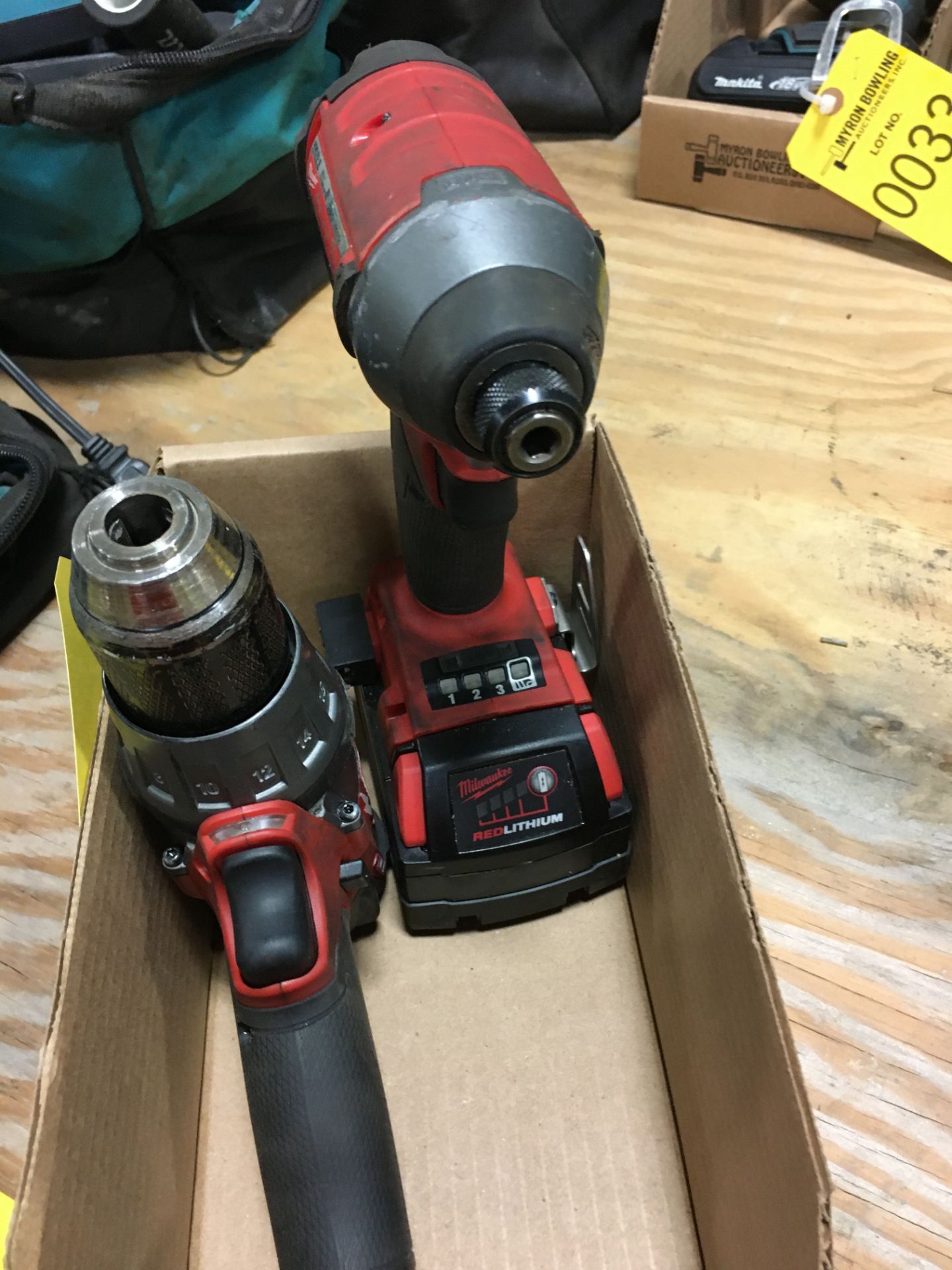 MILWAUKEE 18-VOLT CORDLESS COMBO SET; DRILL AND 1/4'' IMPACT WRENCH