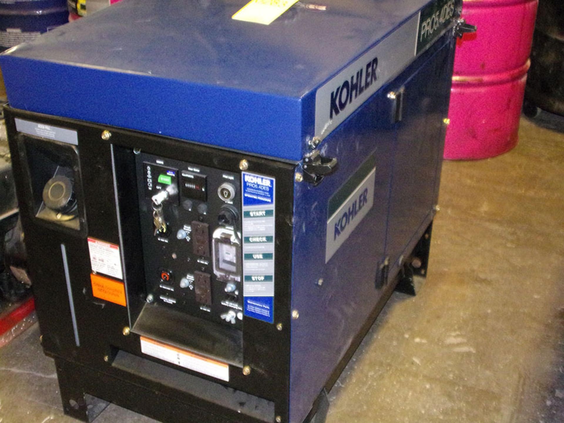 KOHLER PRO5.4DES GENERATOR; S/N 24-2014-71044266-007 - Image 2 of 2