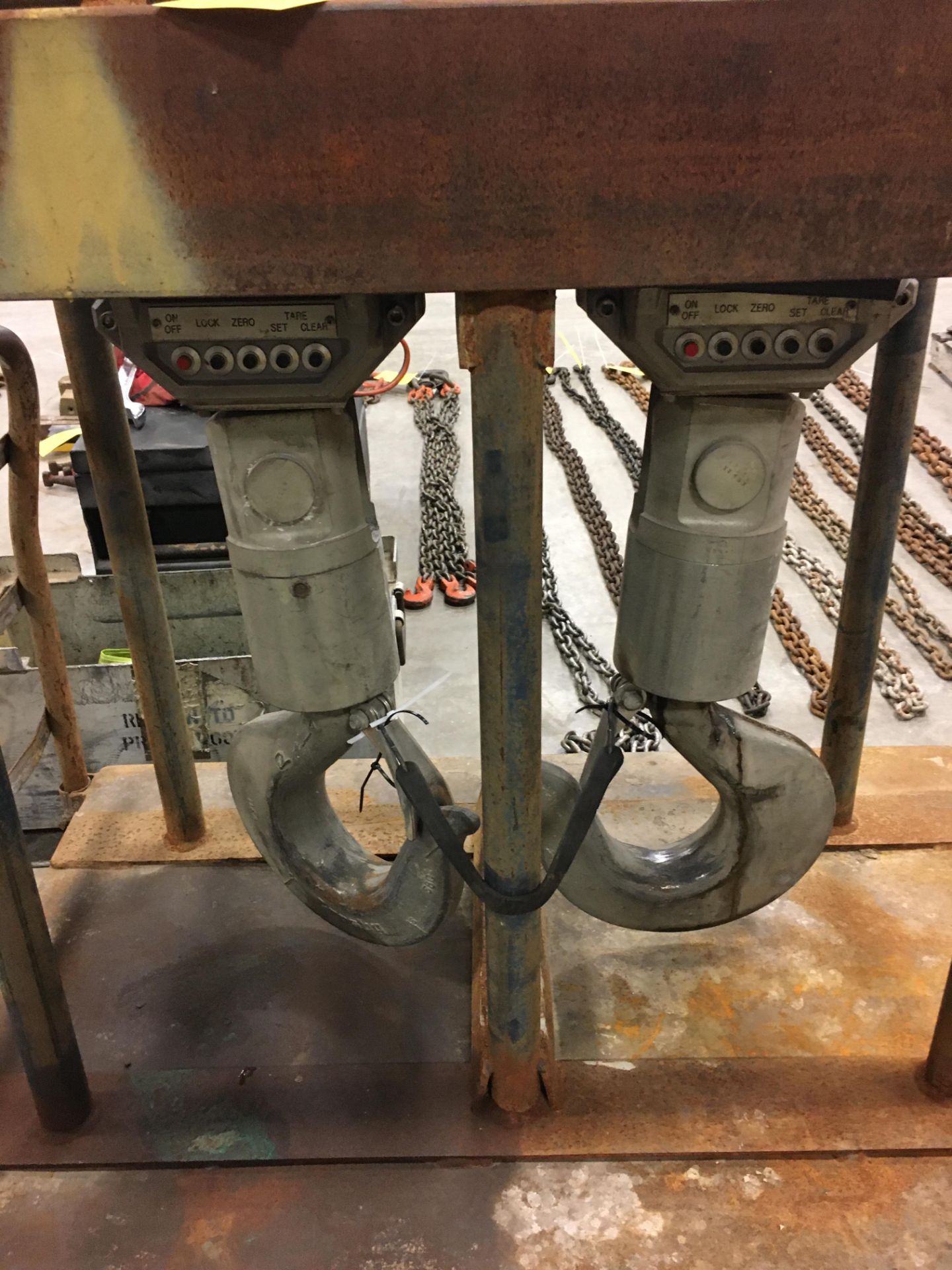 (2) CRANE SCALES; MODEL MSI-4260, S/N 56232/73327, 50,000 LB. CAPACITY & MODEL MSI-4260, S/N 56294