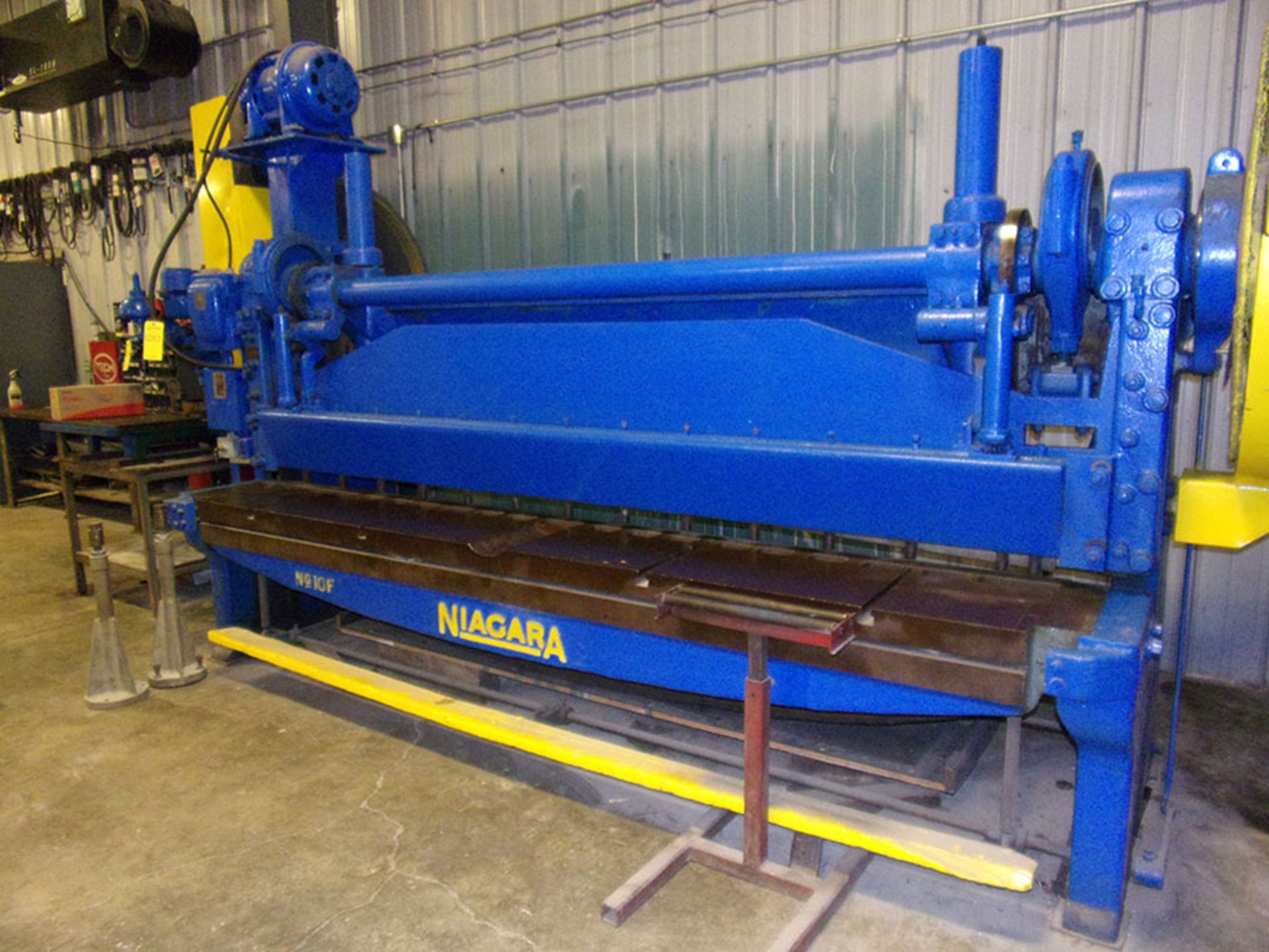 NIAGARA 10' SHEAR; 1/4'' CAPACITY, S/N 33548 - Image 2 of 3