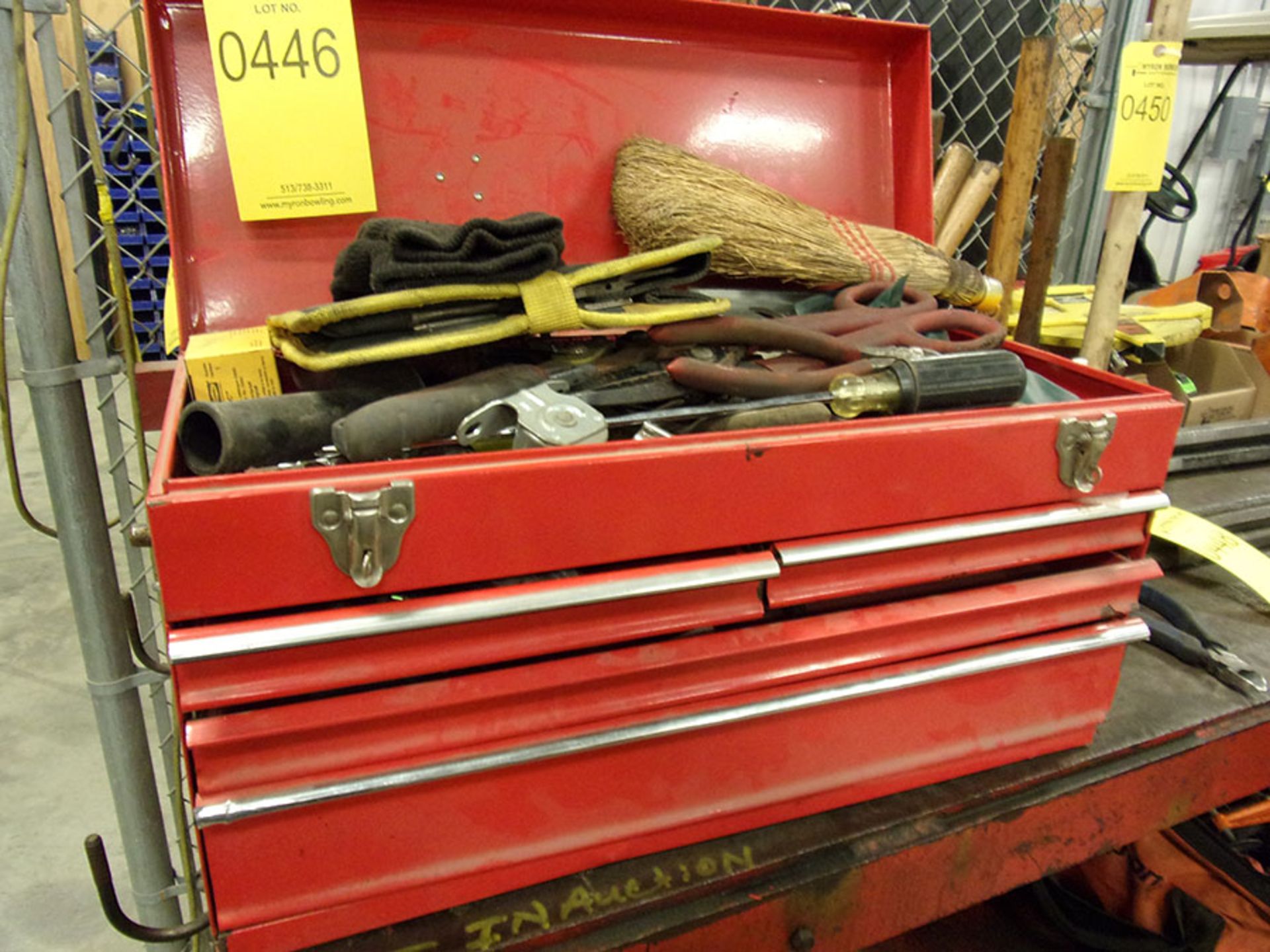 4-DRAWER TOOLBOX WITH TOOL CONTENTS