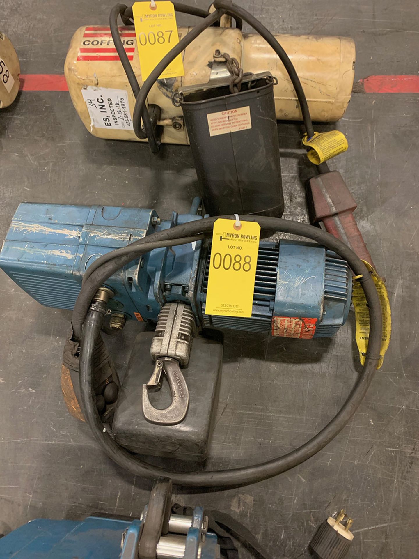 DEMAG 1/2 TON ELECTRIC CHAIN HOIST