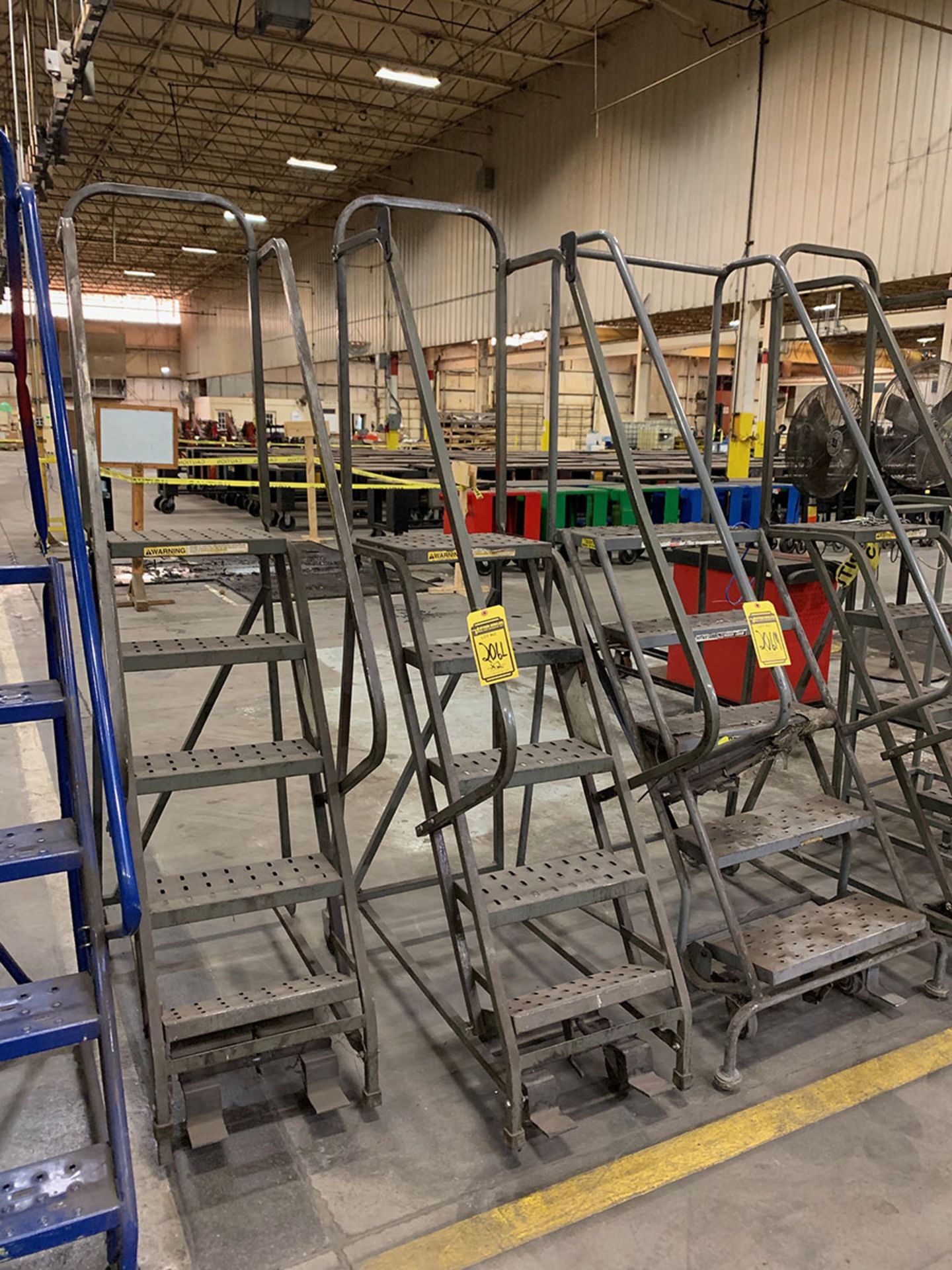 (2) ROLLING LADDERS