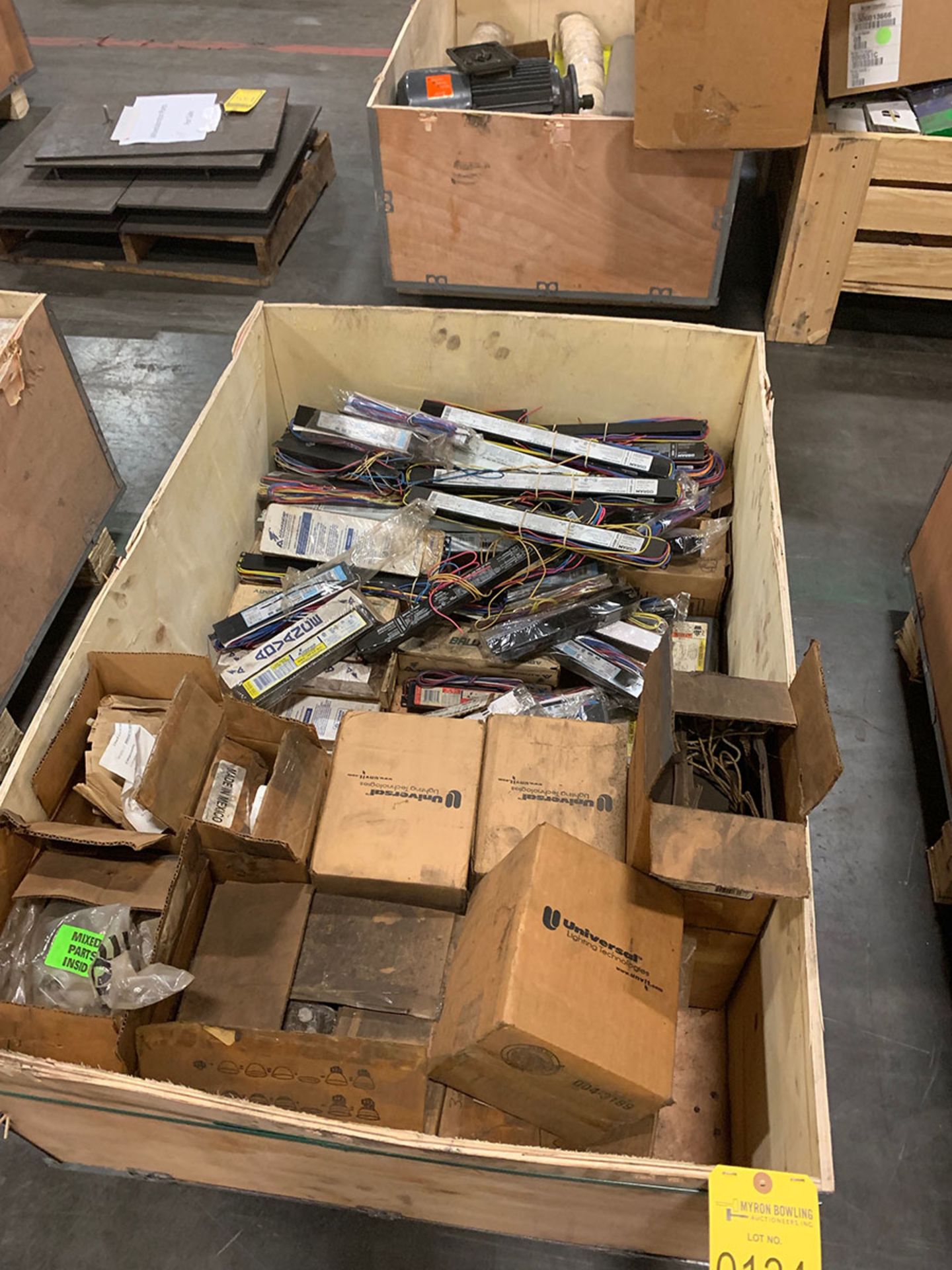 (2) BOXES OF ASSORTED ELECTRICAL PARTS