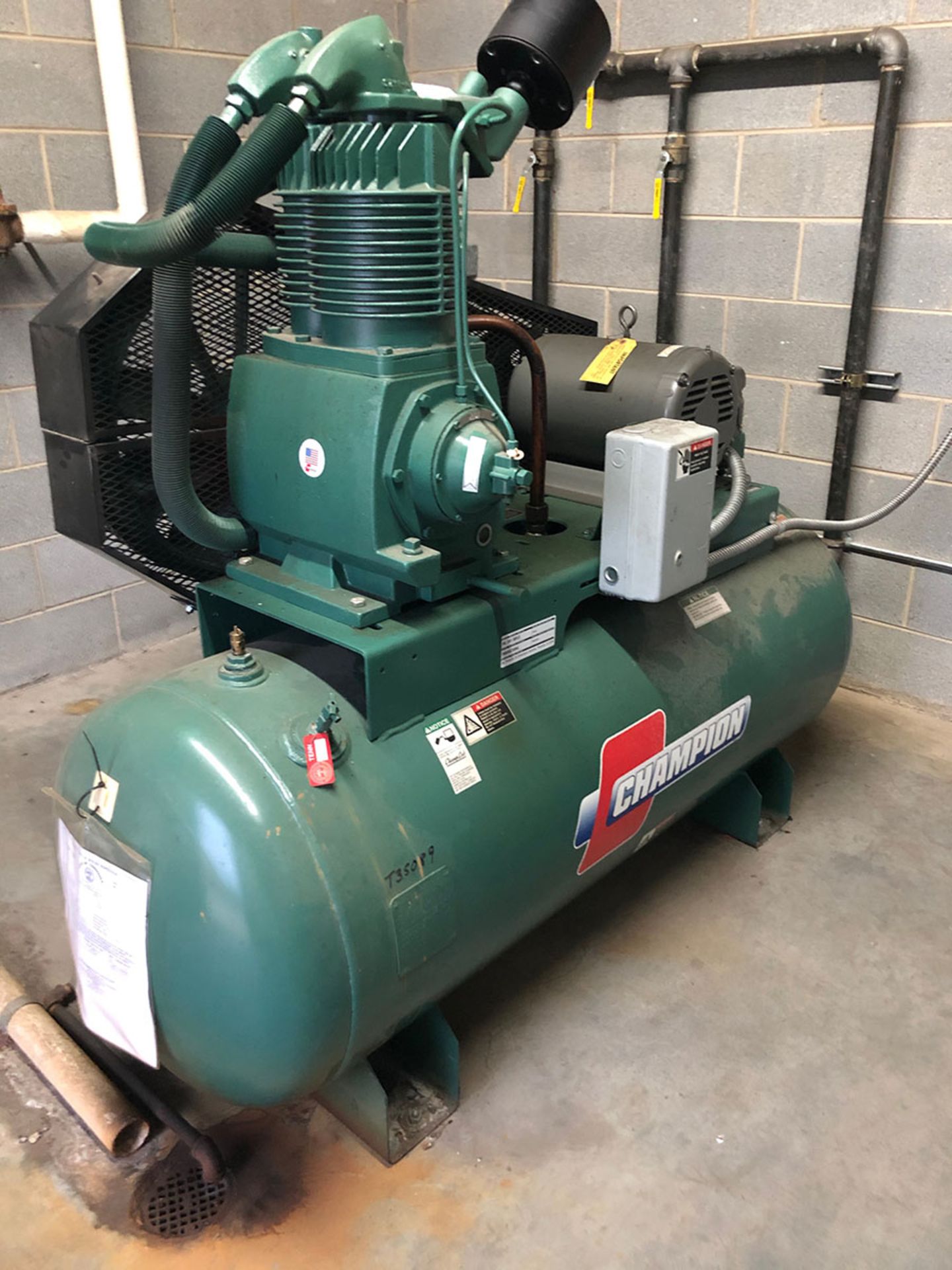 CHAMPION 15-HP AIR COMPRESSOR - Image 2 of 2