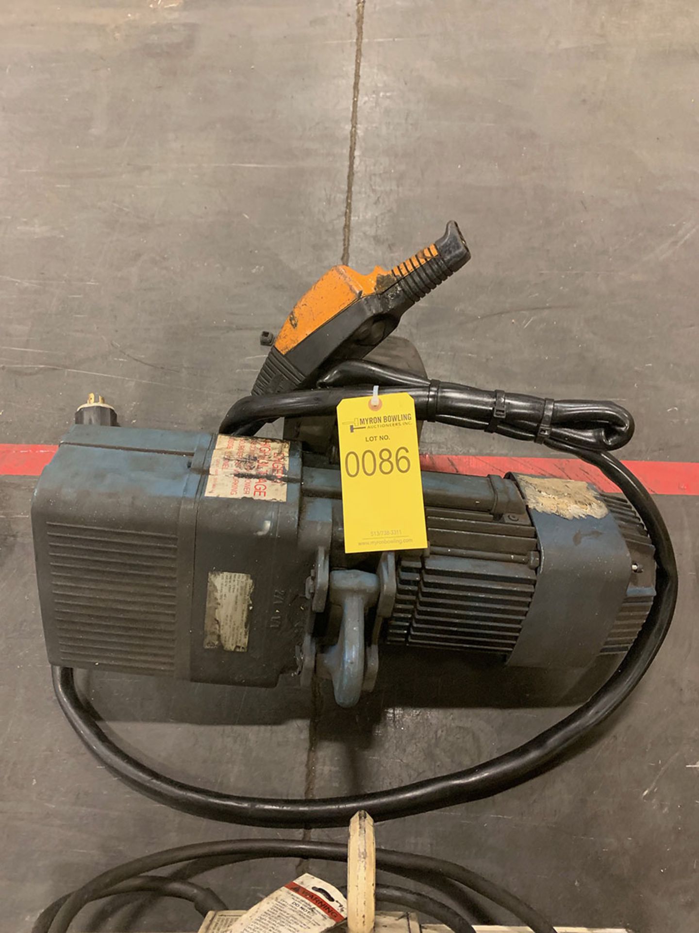 DEMAG 1-TON ELECTRIC CHAIN HOIST