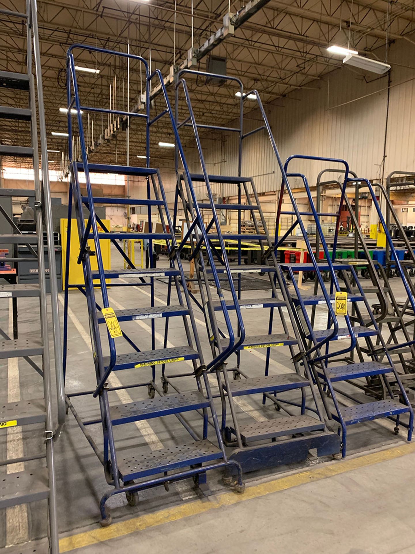 (2) ROLLING LADDERS