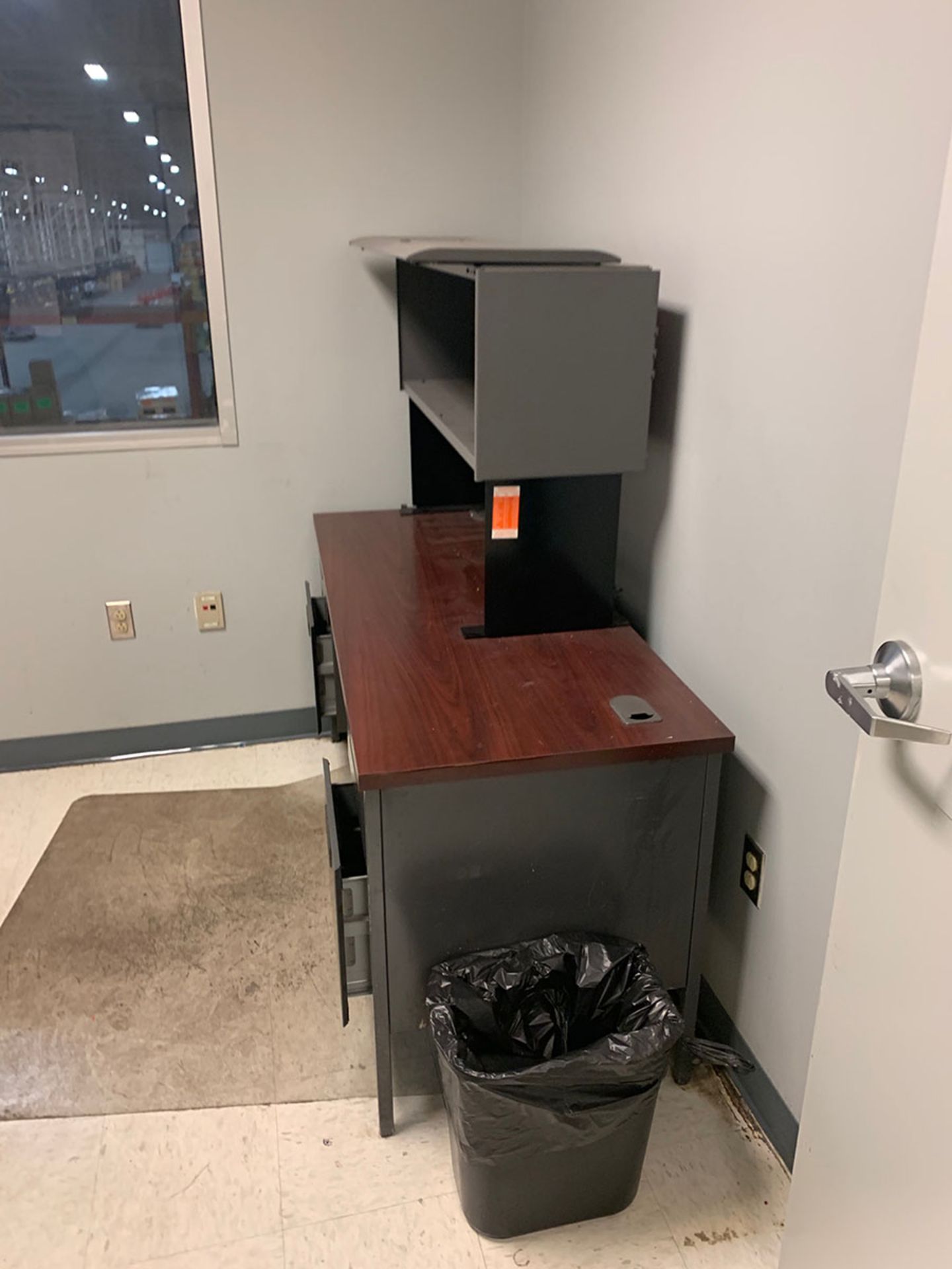 CONTENTS OF OFFICE; (2) DESKS, (2) CHAIRS, AND FILE CABINET