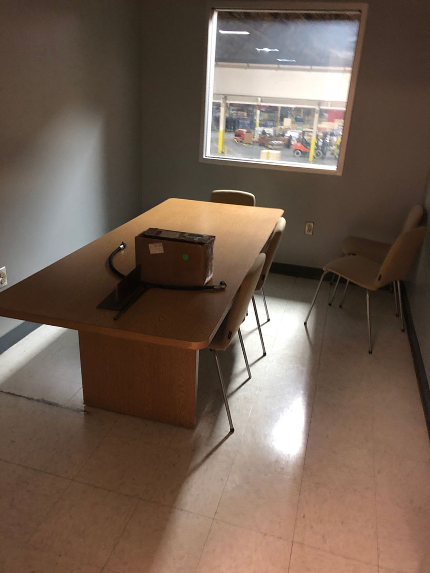 CONTENTS OF CONFERENCE ROOM; TABLE & (5) CHAIRS