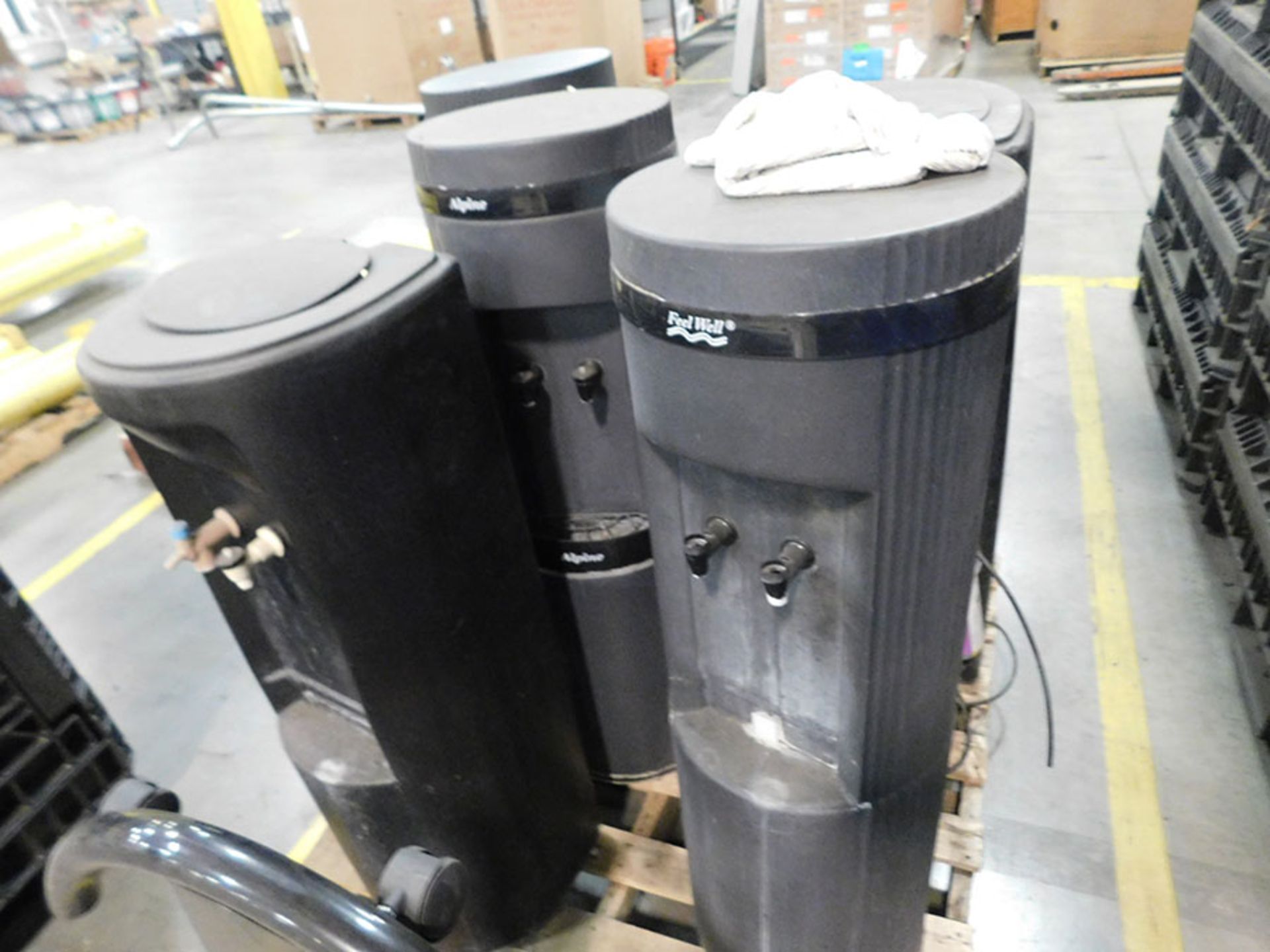 SKID OF WATER COOLERS