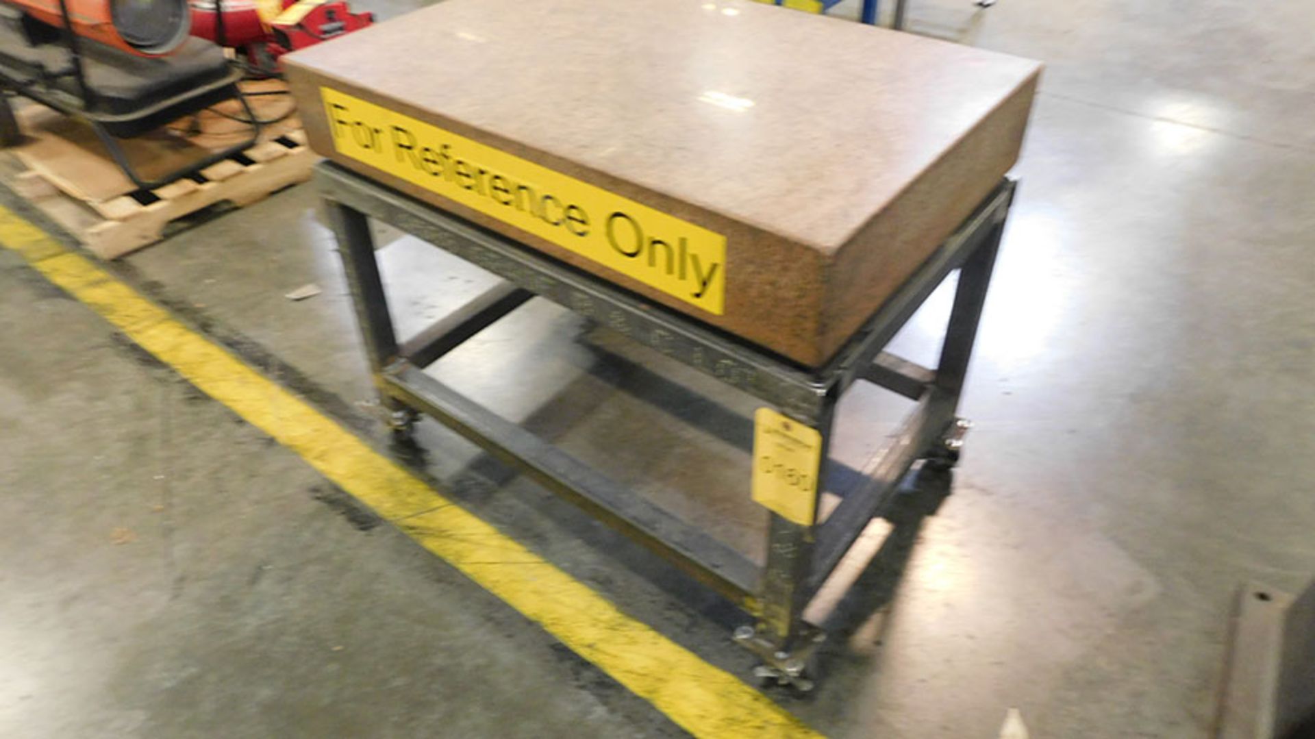 3' X 2' GRANITE SURFACE PLATE ON ROLLING STAND - Image 2 of 2