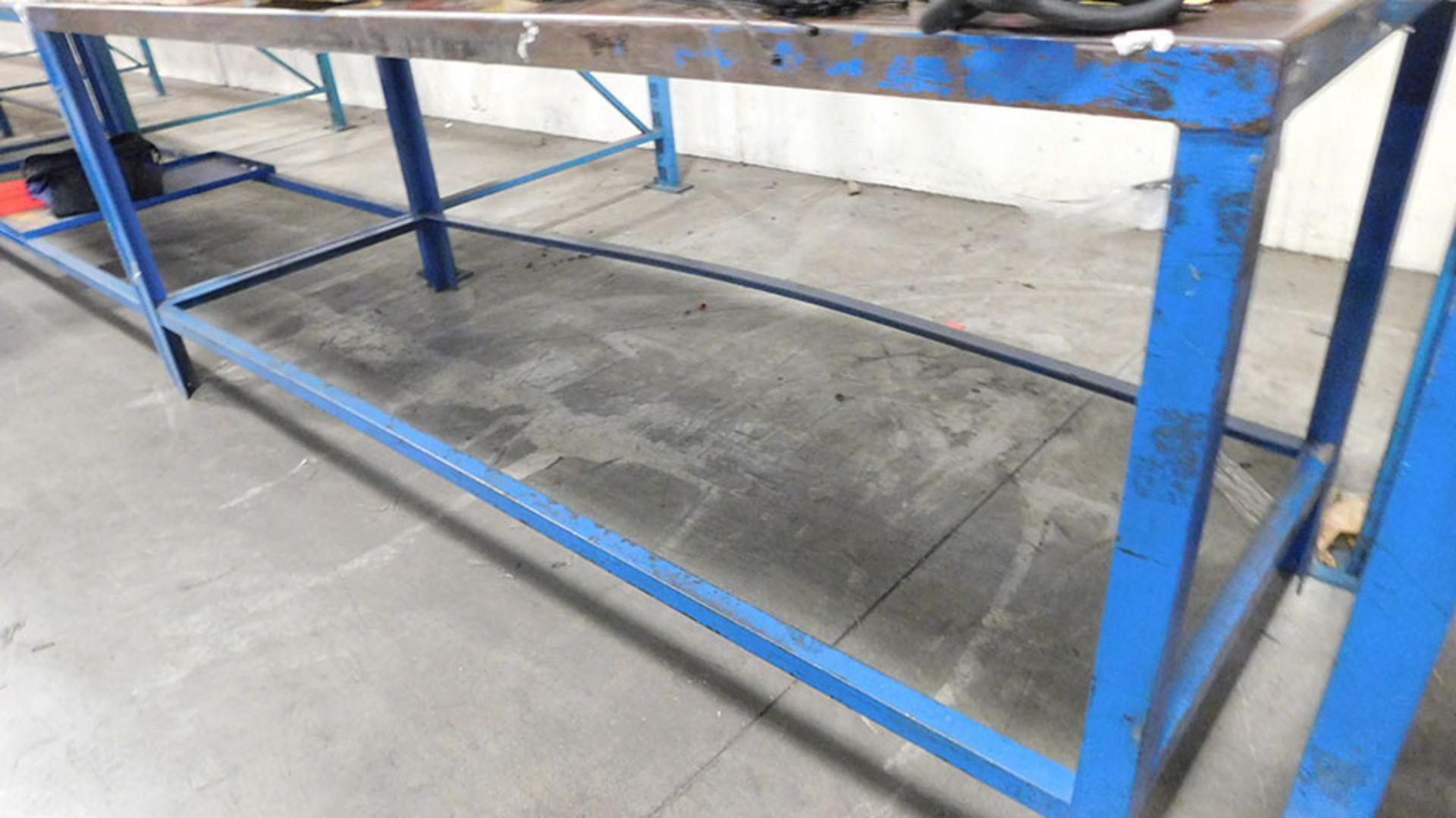 STEEL TABLE 8' X 2'