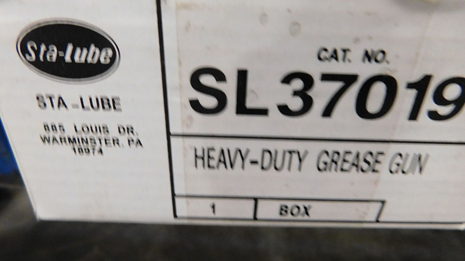 LOT OF (3) STA-LUBE NEW GREASE GUNS; CAT# SL37019 - Image 3 of 3