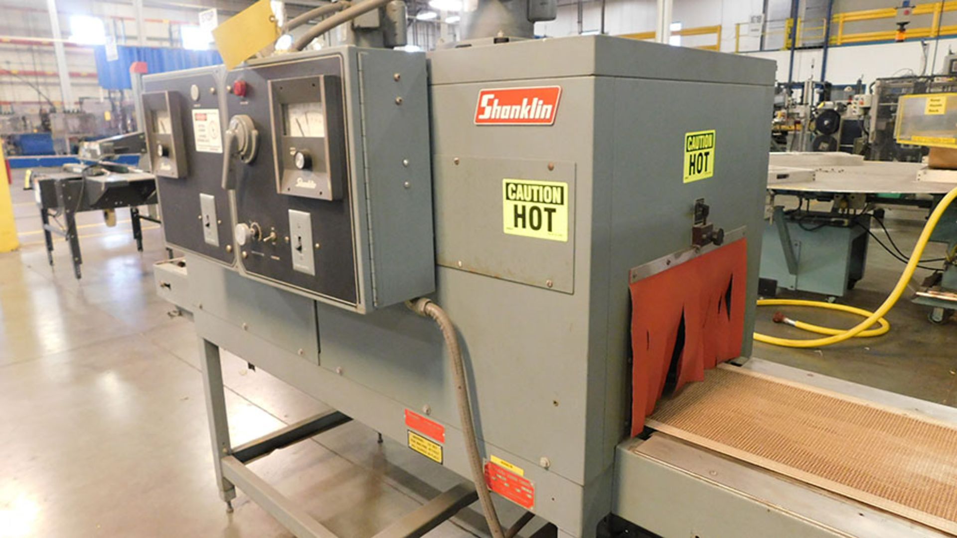 SHANKLIN SHRINK TUNNEL; SERIES 400, MODEL V-32, S/N V-94311, 230V, 64-AMP, 3-PHASE, 60-HZ - Image 3 of 3