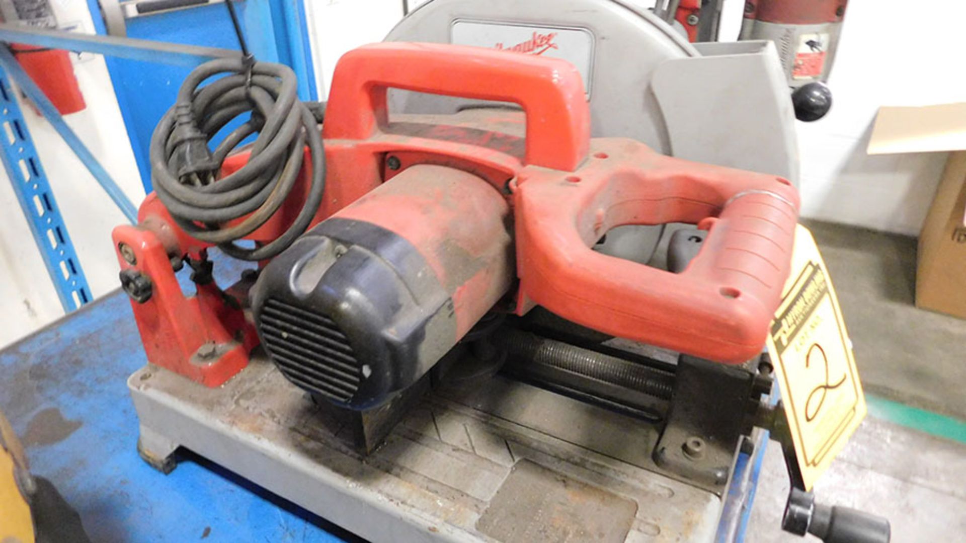 MILWAUKEE 14'' ABRASIVE CUT-OFF MACHINE, CAT# 6180-20 - Image 2 of 2