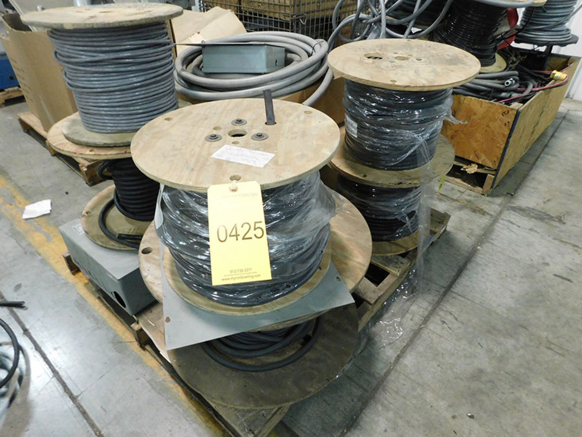 SKID OF ASSORTED CABLE AND WIRE