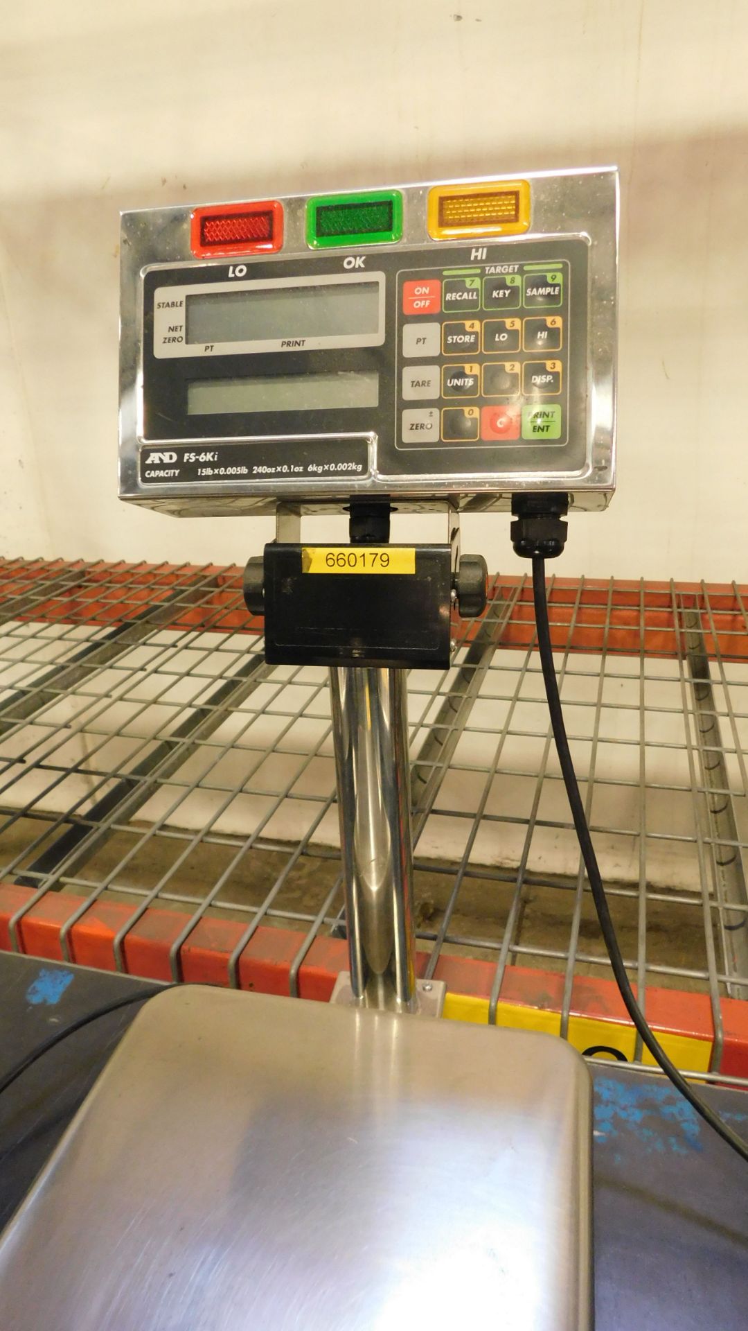 A&G DIGITAL SCALE; MODEL FS-6KI, 15 X 0.005 LB. CAPACITY - Image 2 of 2