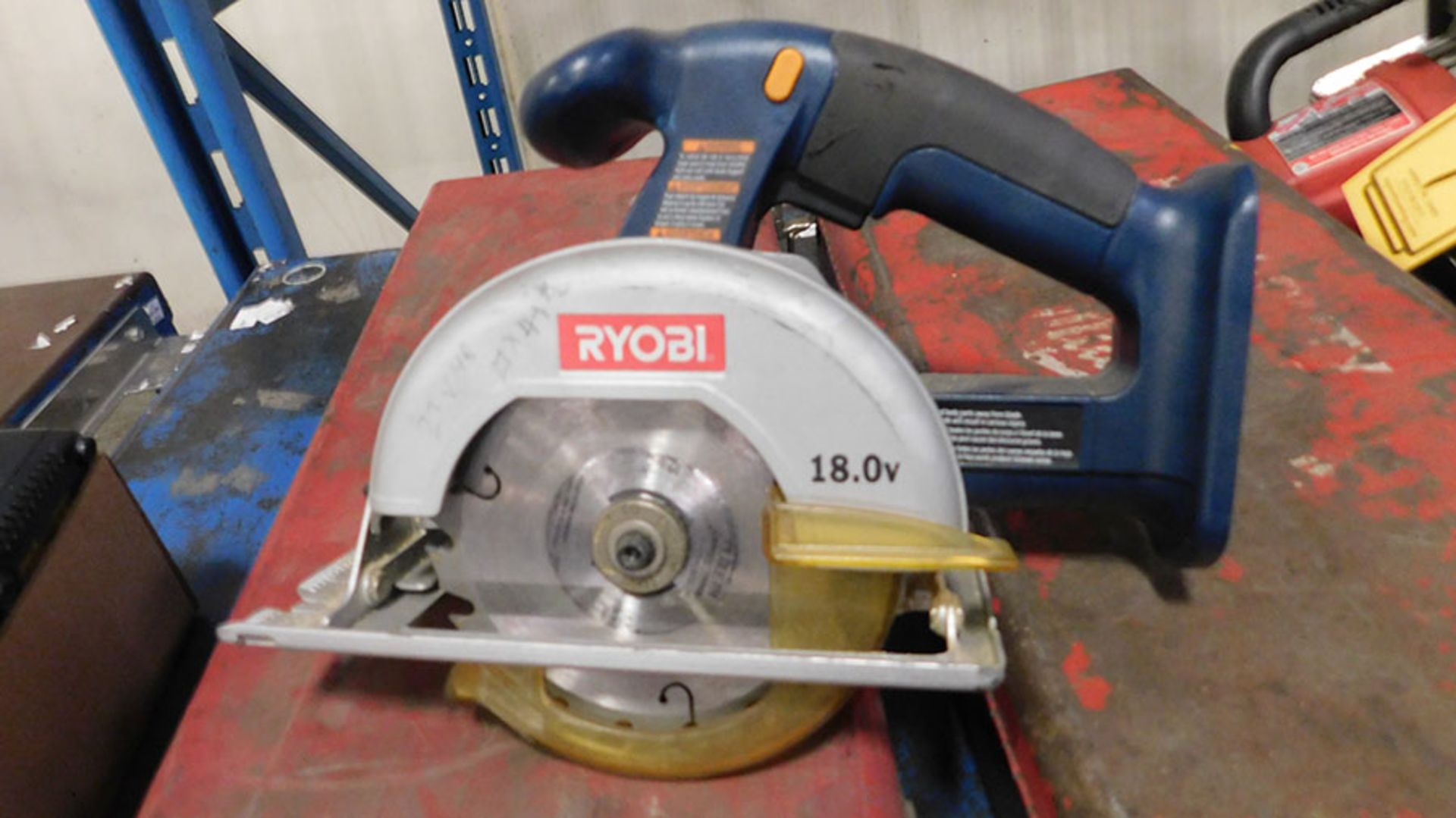 RYOBI 5 1/2'' CIRCULAR SAW; 18 VOLT, S/N CS0933-74047