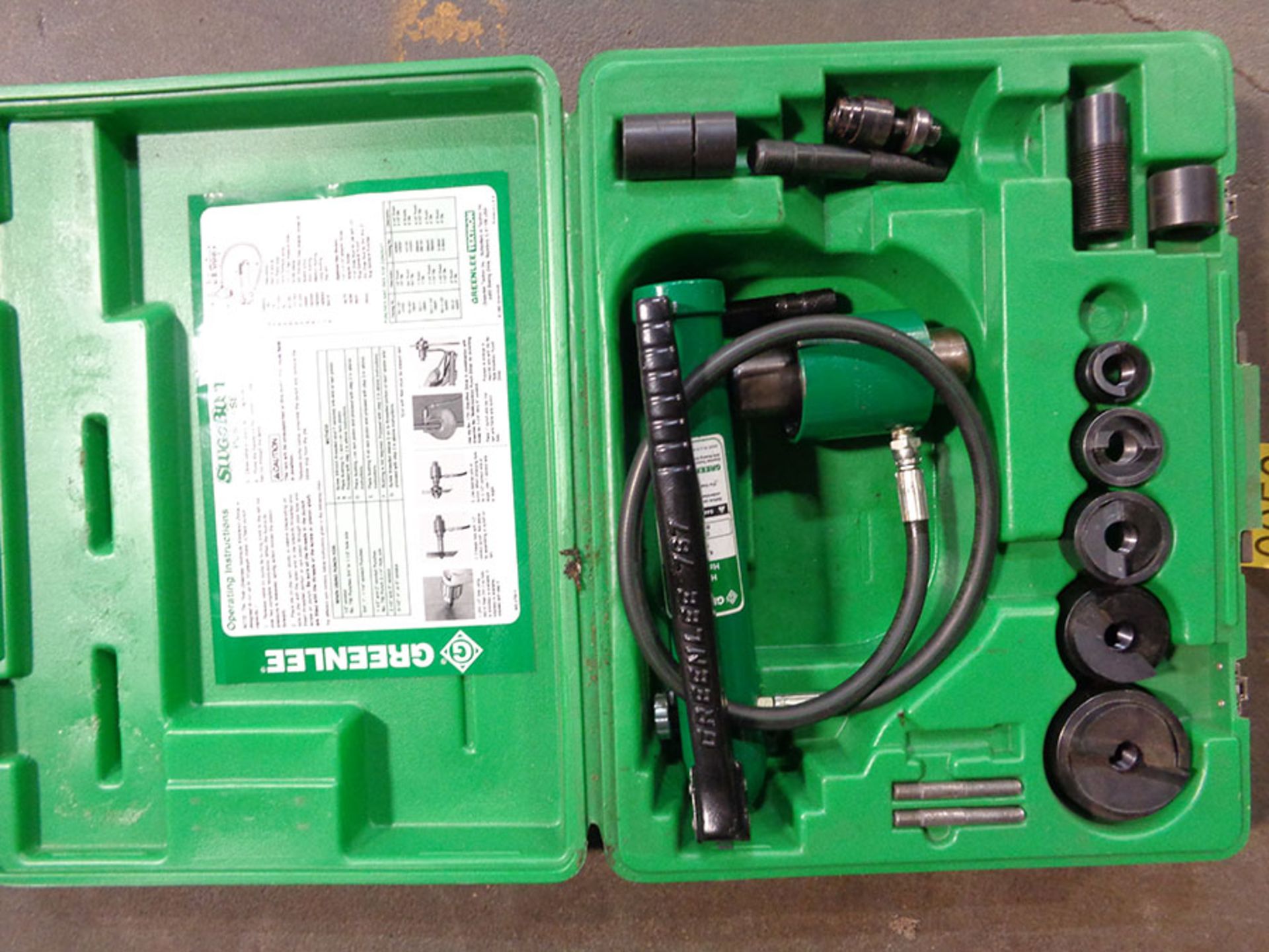 GREENLEE SLUG BUSTER KNOCKOUT PUNCH SET; 1/2'' - 2'' CONDUIT - Image 3 of 3