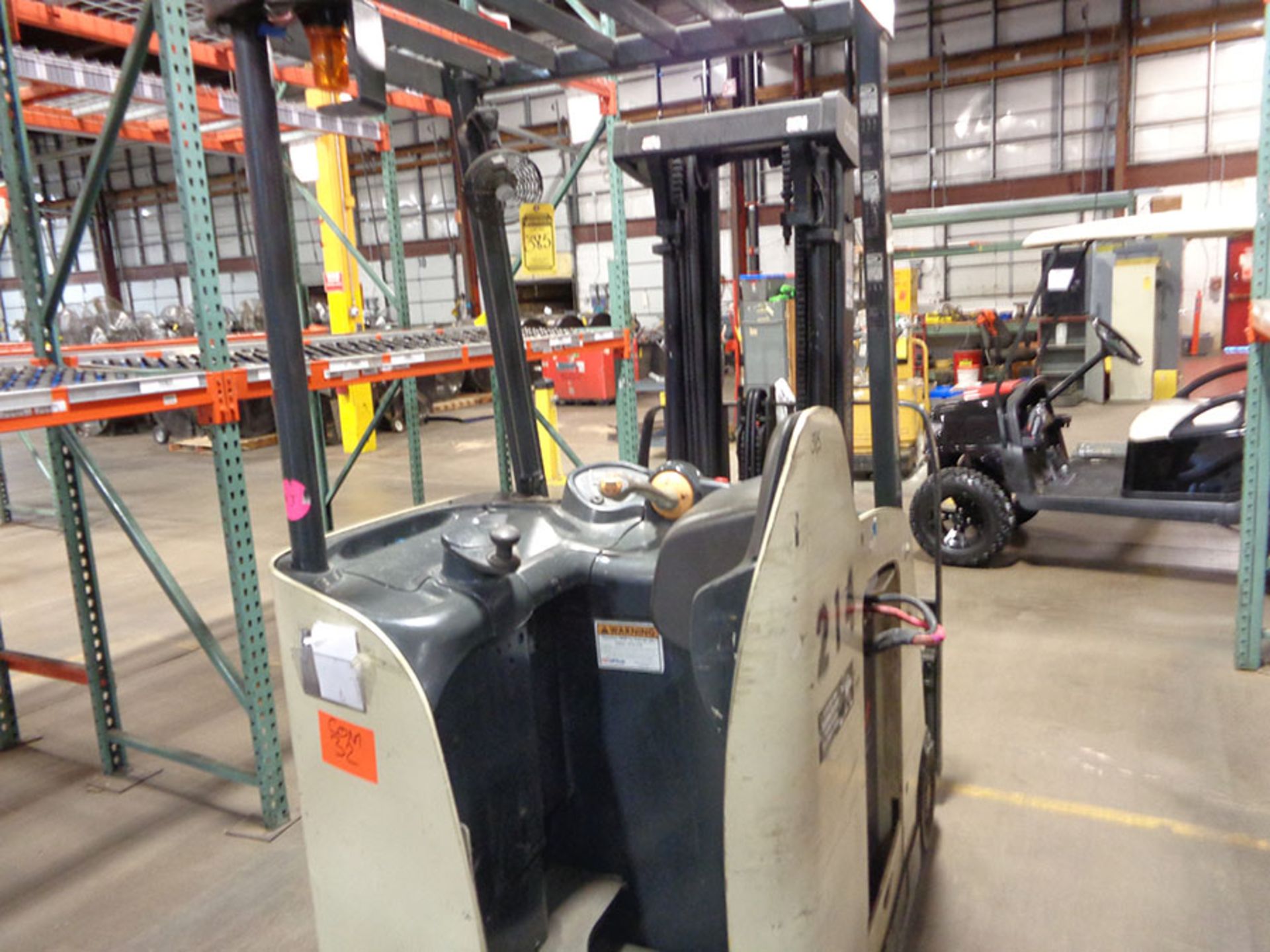 2007 CROWN 2,700 LB. CAPACITY ELECTRIC STAND-UP FORKLIFT; MODEL RC5530C-30TT190, 36V, 190'' MAX LOAD - Image 2 of 3